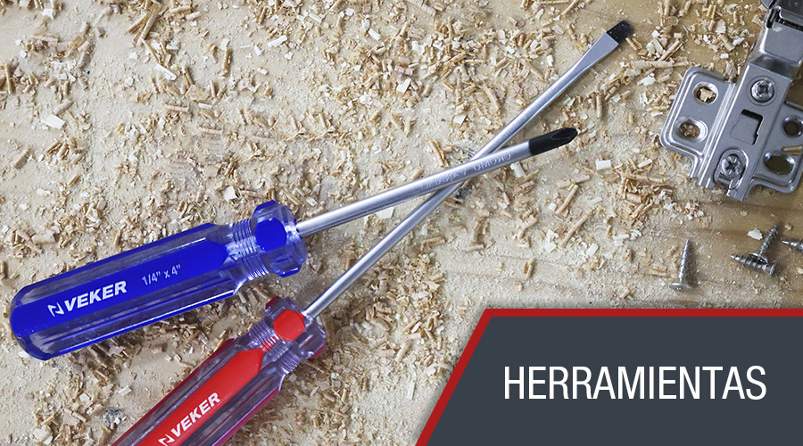 Veker, La marca tiene sede en Monterrey, N.L. desde 2004 iniciando con la línea de Tornillos para Madera colaborando con la línea de Herrajes para madera manejada por la marca hermana Handy Home, posteriormente se expande en el segmento de ventiladores de techo y tela mosquitera. - HERRAMIENTAS