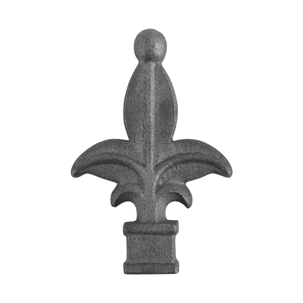 FIGURA DE FIERRO VACIADO PUNTA/FLECHA MODELO 260B - Veker - La marca mexicana de ramo ferretero con variedad de productos. Entre los que se destaca la Tela mosquitera fabricadas con modelos como Nylon, galvanizado, reforzada y Aluminio; Felpa para perfil de aluminio para mejor ventilación de tus espacios; Ventiladores Industriales y residenciales ideales para temporadas cálidas del año; Tornillos para Lámina y Tornillos para Madera que ayudan a fijación y soporte; Cadena y cable de acero con sus respectivos accesorio. Abarcamos el ramo de la herrería con la variedad de modelos en figuras de fierro, puntas y flechas ofreciendo una gran variedad de modelos y estilos para cada necesidad.
