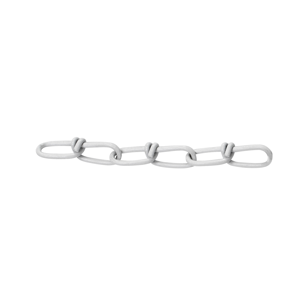 CADENA ESLABON DOBLE "VICTOR" - Veker - La marca mexicana de ramo ferretero con variedad de productos. Entre los que se destaca la Tela mosquitera fabricadas con modelos como Nylon, galvanizado, reforzada y Aluminio; Felpa para perfil de aluminio para mejor ventilación de tus espacios; Ventiladores Industriales y residenciales ideales para temporadas cálidas del año; Tornillos para Lámina y Tornillos para Madera que ayudan a fijación y soporte; Cadena y cable de acero con sus respectivos accesorio. Abarcamos el ramo de la herrería con la variedad de modelos en figuras de fierro, puntas y flechas ofreciendo una gran variedad de modelos y estilos para cada necesidad.