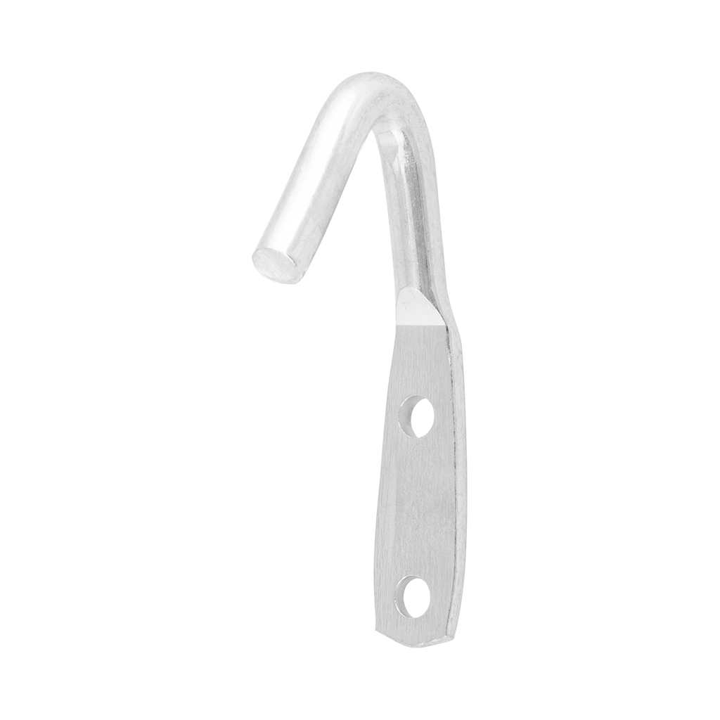 GANCHO PARA CUERDA - Veker - La marca mexicana de ramo ferretero con variedad de productos. Entre los que se destaca la Tela mosquitera fabricadas con modelos como Nylon, galvanizado, reforzada y Aluminio; Felpa para perfil de aluminio para mejor ventilación de tus espacios; Ventiladores Industriales y residenciales ideales para temporadas cálidas del año; Tornillos para Lámina y Tornillos para Madera que ayudan a fijación y soporte; Cadena y cable de acero con sus respectivos accesorio. Abarcamos el ramo de la herrería con la variedad de modelos en figuras de fierro, puntas y flechas ofreciendo una gran variedad de modelos y estilos para cada necesidad.