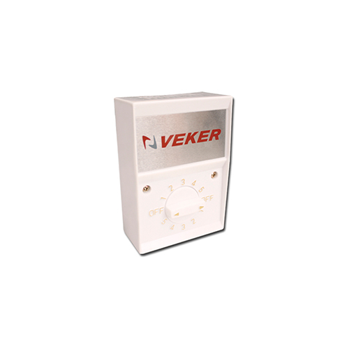 Veker, La marca tiene sede en Monterrey, N.L. desde 2004 iniciando con la línea de Tornillos para Madera colaborando con la línea de Herrajes para madera manejada por la marca hermana Handy Home, posteriormente se expande en el segmento de ventiladores de techo y tela mosquitera. CONTROL DE VELOCIDAD - CONTROL DE VELOCIDAD DE VENTILADOR INDUSTRIAL PARA PARED