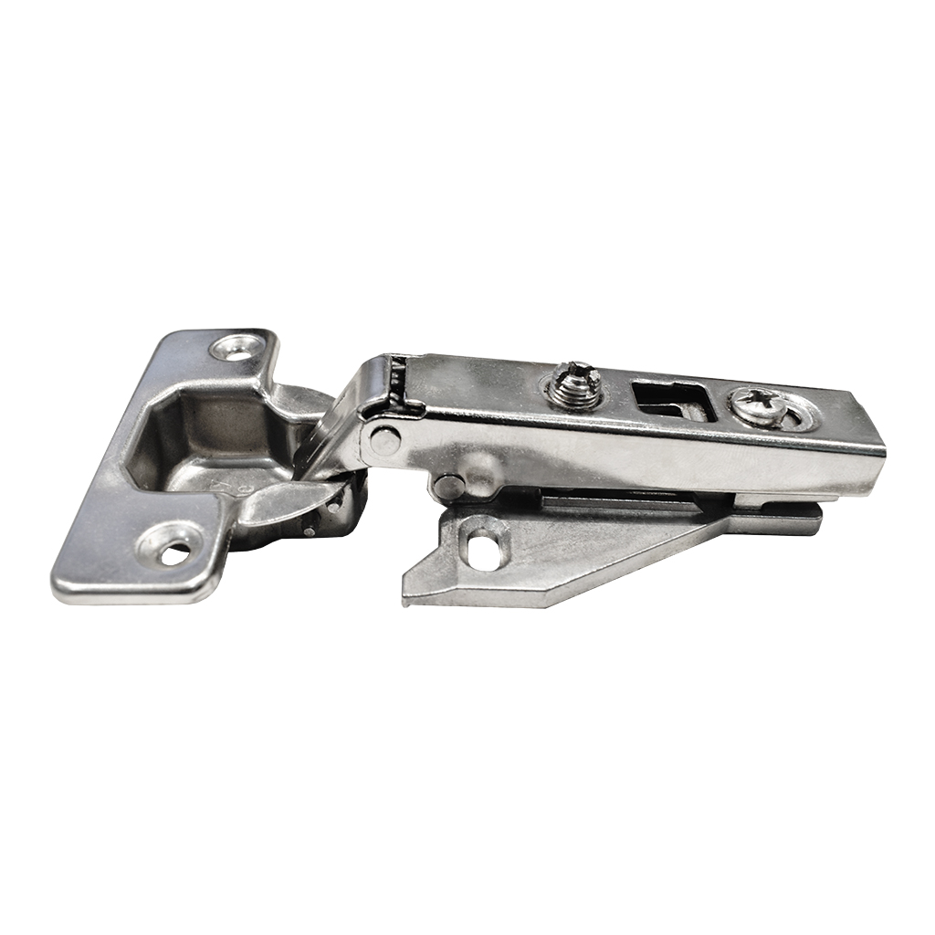 BISAGRA BIDIMENSIONAL 110° COBERTURA COMPLETA CON BASE AVIÓN DE ZAMAC PARA PUERTA - Handy Home - Handy home ofrece una gama extensa de herrajes, Jaladeras y Accesorios para mueble de madera, diseñados con la más alta calidad y precio accesible. Contamos con gran variedad de herrajes para cocina y gabinetes entre los que se encuentras correderas para cajón, bisagras bidimensionales y Jaladeras para mueble, fabricadas con variedad de materiales de alta calidad como acero inoxidable, acero galvanizado, zamac, aluminio, nylon etc. Que darán un toque moderno y una decoración única a tus muebles. Contamos con toda una línea completa de accesorios para closet que van desde el tubo, rodamientos, colgador de ganchos hasta tornillos para madera que te ayudaran a la fijación y soporte que necesitan tus puertas y muebles.