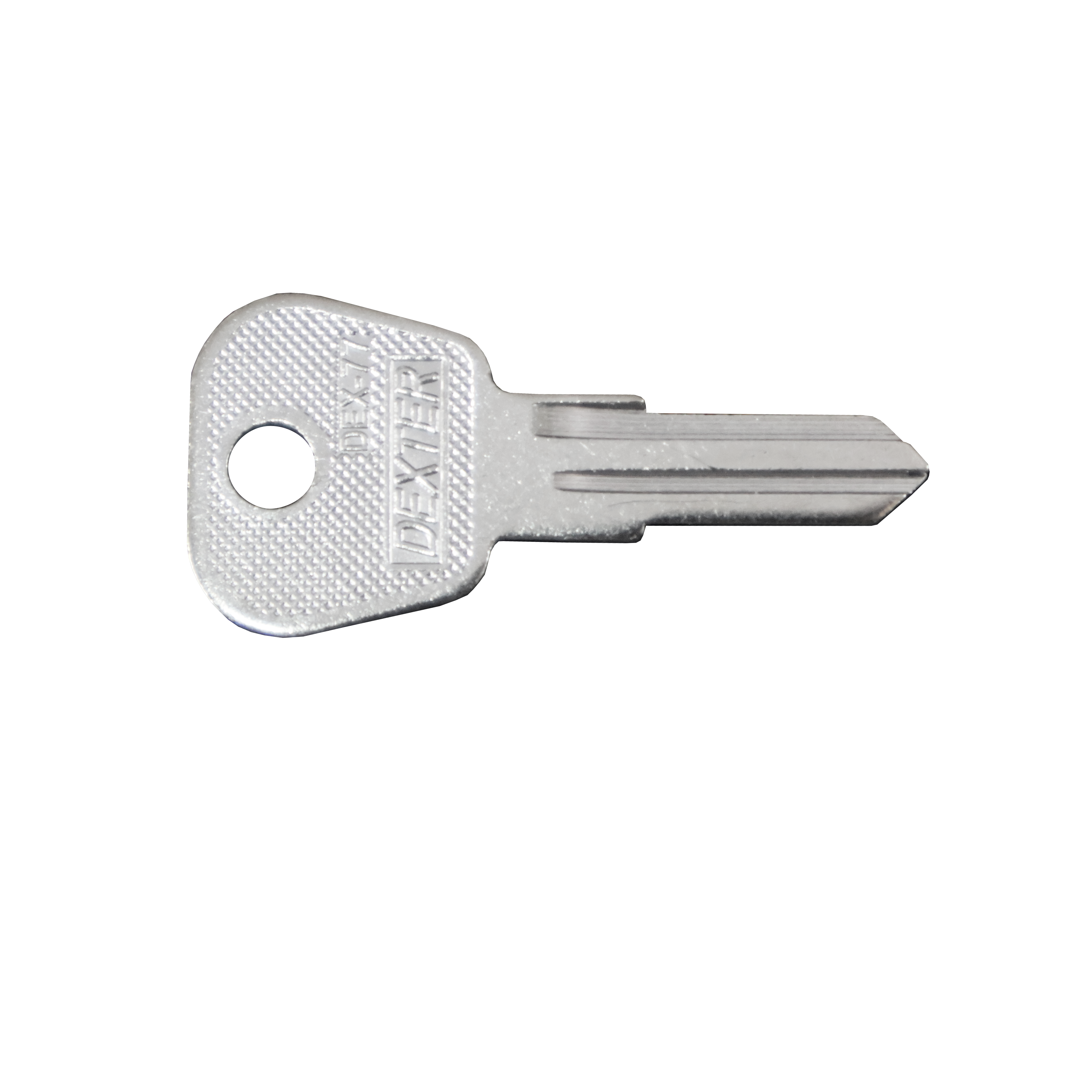 BLANCO DE LLAVE TIPO DEX-77 - Dexter - Marca mexicana líder en el mercado ferretero ofreciendo cerraduras, bisagras, candados y accesorios para puerta y mueble, brindando gran confianza a nuestros clientes con sus productos de la más alta calidad, buen precio, mayor durabilidad y mejor funcionamiento, manejando materiales de fabricación como Latón, Acero inoxidable, Aluminio etc. Proporcionando mayor seguridad y confianza en la protección de tu hogar, oficina, negocio o cualquier tipo de espacio. Nuestros productos manejan gran variedad de acabados como: Níquel Satinado, Latón Antiguo, Latón Brillante, Blanco, ADK, Negro, Beige entre otros. Con variedad de mecanismos de instalación y tipos de llave.