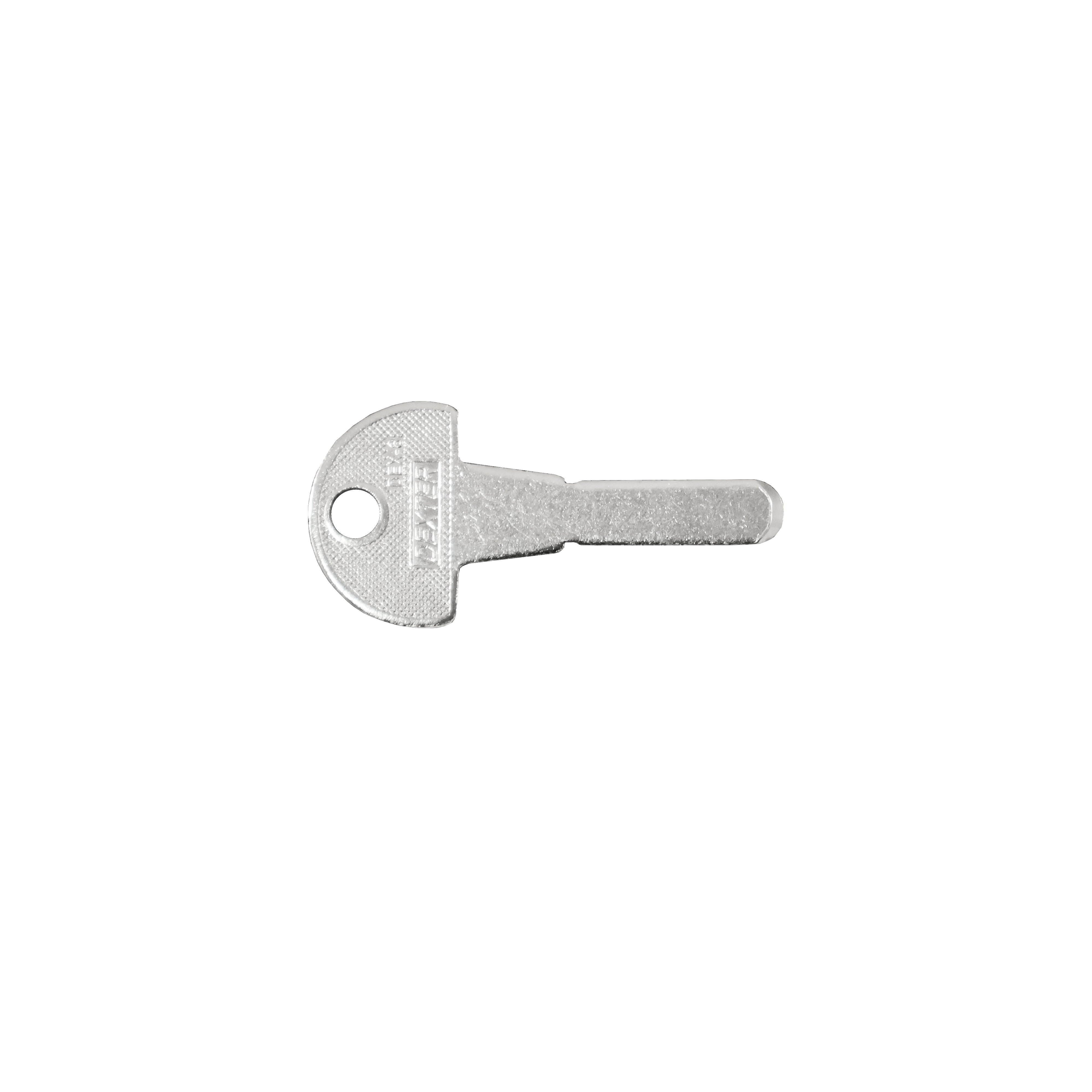 BLANCO DE LLAVE TIPO DEX-8 - Dexter - Marca mexicana líder en el mercado ferretero ofreciendo cerraduras, bisagras, candados y accesorios para puerta y mueble, brindando gran confianza a nuestros clientes con sus productos de la más alta calidad, buen precio, mayor durabilidad y mejor funcionamiento, manejando materiales de fabricación como Latón, Acero inoxidable, Aluminio etc. Proporcionando mayor seguridad y confianza en la protección de tu hogar, oficina, negocio o cualquier tipo de espacio. Nuestros productos manejan gran variedad de acabados como: Níquel Satinado, Latón Antiguo, Latón Brillante, Blanco, ADK, Negro, Beige entre otros. Con variedad de mecanismos de instalación y tipos de llave.