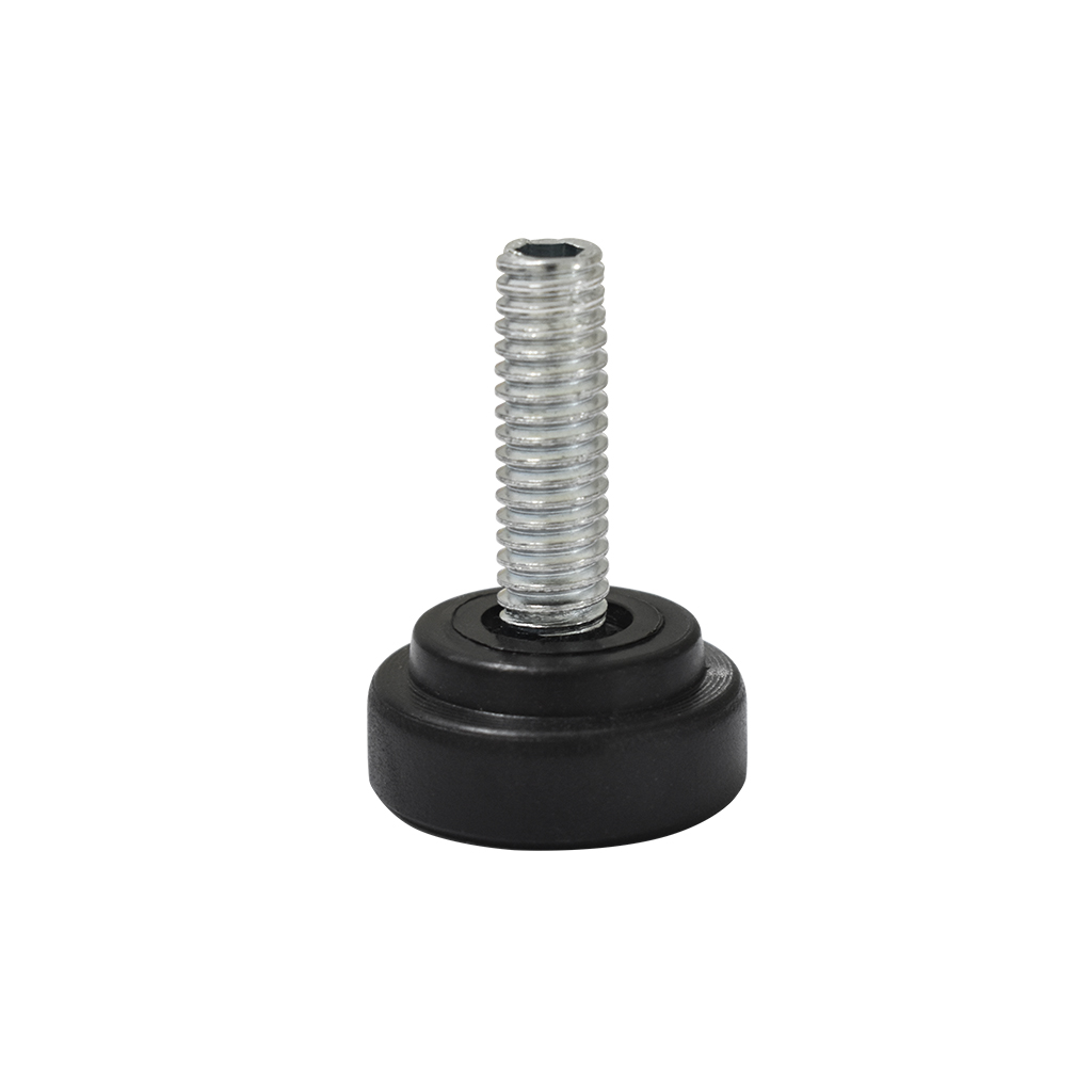 NIVELADOR ATORNILLABLE BASE DE PLASTICO - Handy Home - Handy home ofrece una gama extensa de herrajes, Jaladeras y Accesorios para mueble de madera, diseñados con la más alta calidad y precio accesible. Contamos con gran variedad de herrajes para cocina y gabinetes entre los que se encuentras correderas para cajón, bisagras bidimensionales y Jaladeras para mueble, fabricadas con variedad de materiales de alta calidad como acero inoxidable, acero galvanizado, zamac, aluminio, nylon etc. Que darán un toque moderno y una decoración única a tus muebles. Contamos con toda una línea completa de accesorios para closet que van desde el tubo, rodamientos, colgador de ganchos hasta tornillos para madera que te ayudaran a la fijación y soporte que necesitan tus puertas y muebles.