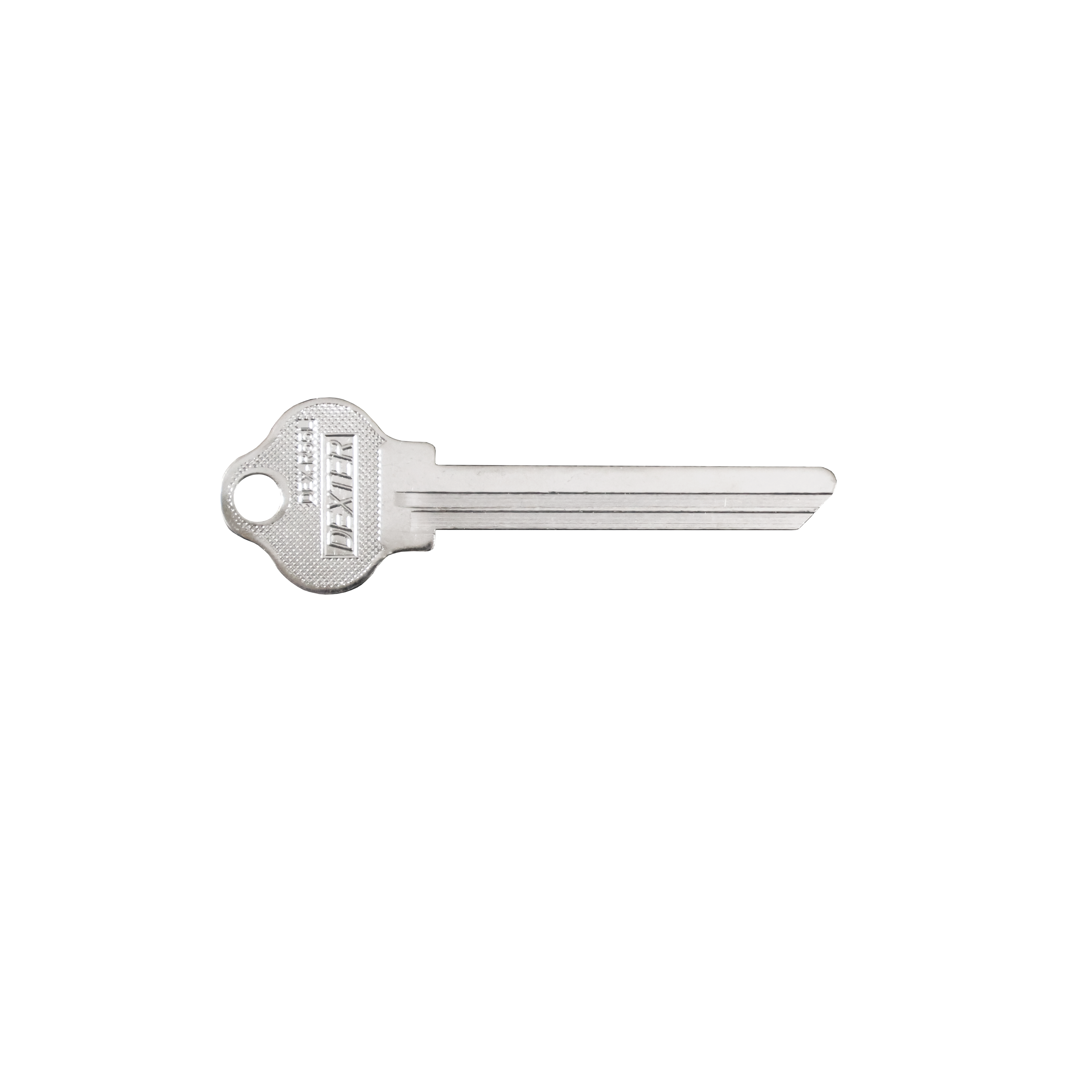 BLANCO DE LLAVE TIPO DEX-R55L - Dexter - Marca mexicana líder en el mercado ferretero ofreciendo cerraduras, bisagras, candados y accesorios para puerta y mueble, brindando gran confianza a nuestros clientes con sus productos de la más alta calidad, buen precio, mayor durabilidad y mejor funcionamiento, manejando materiales de fabricación como Latón, Acero inoxidable, Aluminio etc. Proporcionando mayor seguridad y confianza en la protección de tu hogar, oficina, negocio o cualquier tipo de espacio. Nuestros productos manejan gran variedad de acabados como: Níquel Satinado, Latón Antiguo, Latón Brillante, Blanco, ADK, Negro, Beige entre otros. Con variedad de mecanismos de instalación y tipos de llave.