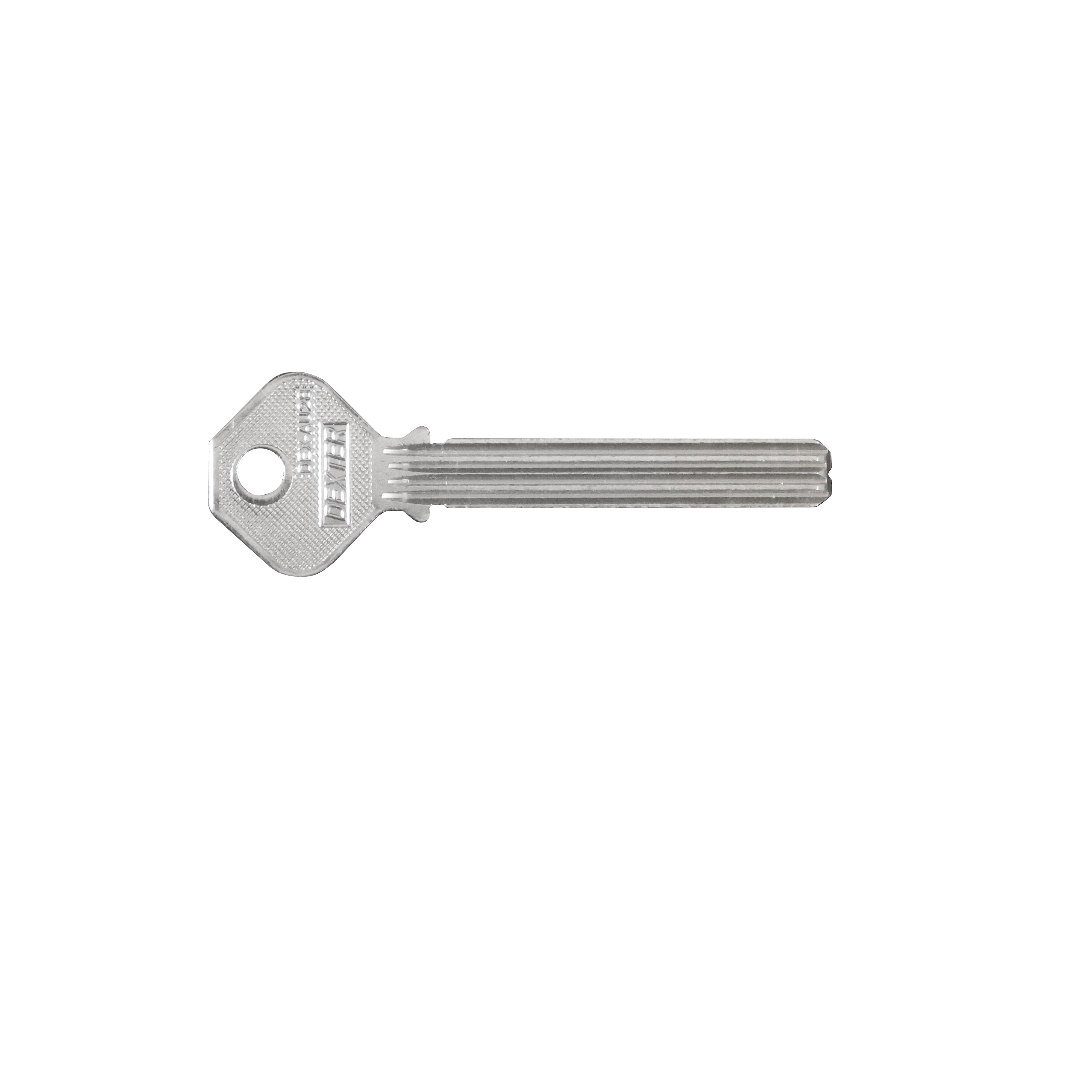 BLANCO DE LLAVE TIPO DEX-E38A - Dexter - Marca mexicana líder en el mercado ferretero ofreciendo cerraduras, bisagras, candados y accesorios para puerta y mueble, brindando gran confianza a nuestros clientes con sus productos de la más alta calidad, buen precio, mayor durabilidad y mejor funcionamiento, manejando materiales de fabricación como Latón, Acero inoxidable, Aluminio etc. Proporcionando mayor seguridad y confianza en la protección de tu hogar, oficina, negocio o cualquier tipo de espacio. Nuestros productos manejan gran variedad de acabados como: Níquel Satinado, Latón Antiguo, Latón Brillante, Blanco, ADK, Negro, Beige entre otros. Con variedad de mecanismos de instalación y tipos de llave.