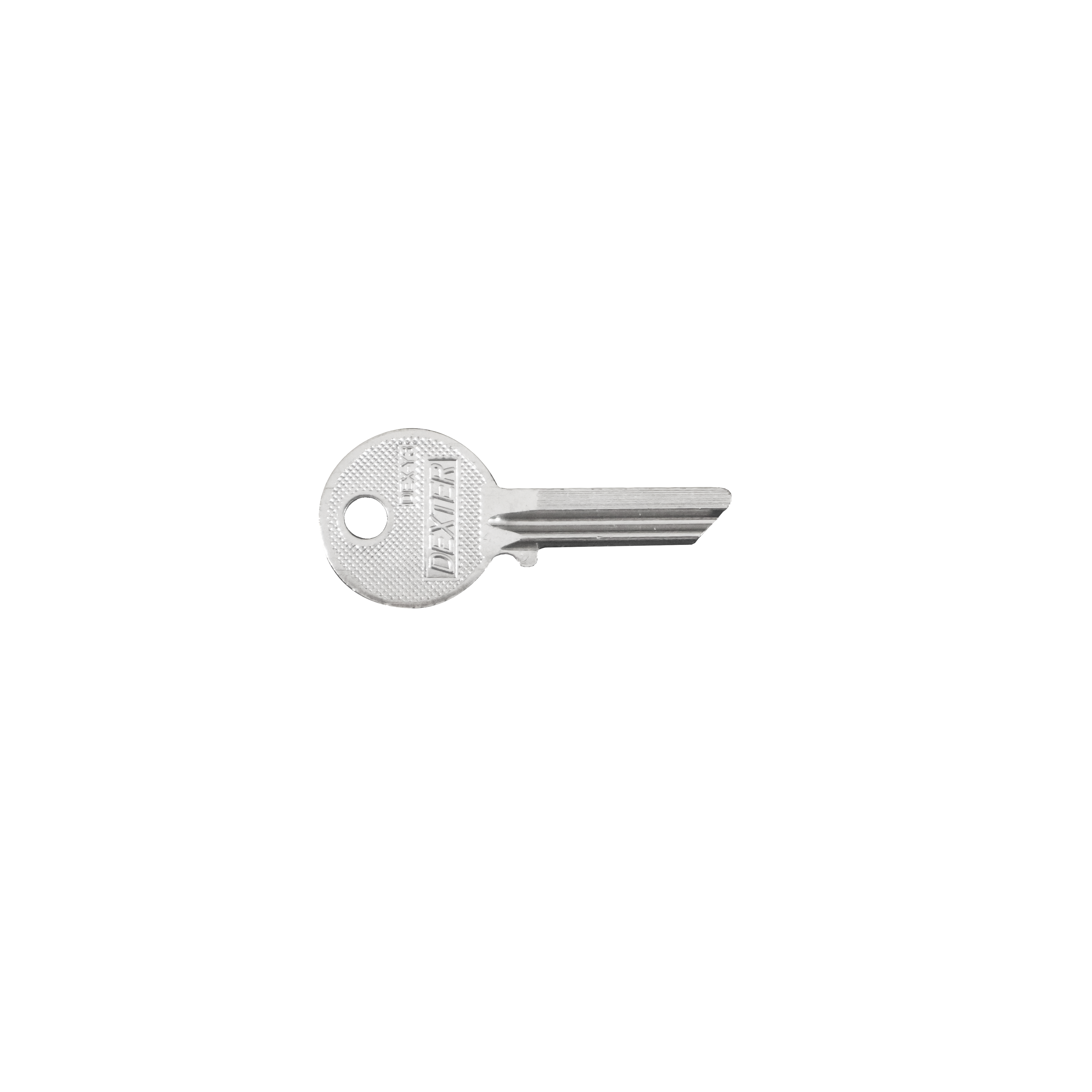 BLANCO DE LLAVE TIPO DEX-Y3 - Dexter - Marca mexicana líder en el mercado ferretero ofreciendo cerraduras, bisagras, candados y accesorios para puerta y mueble, brindando gran confianza a nuestros clientes con sus productos de la más alta calidad, buen precio, mayor durabilidad y mejor funcionamiento, manejando materiales de fabricación como Latón, Acero inoxidable, Aluminio etc. Proporcionando mayor seguridad y confianza en la protección de tu hogar, oficina, negocio o cualquier tipo de espacio. Nuestros productos manejan gran variedad de acabados como: Níquel Satinado, Latón Antiguo, Latón Brillante, Blanco, ADK, Negro, Beige entre otros. Con variedad de mecanismos de instalación y tipos de llave.