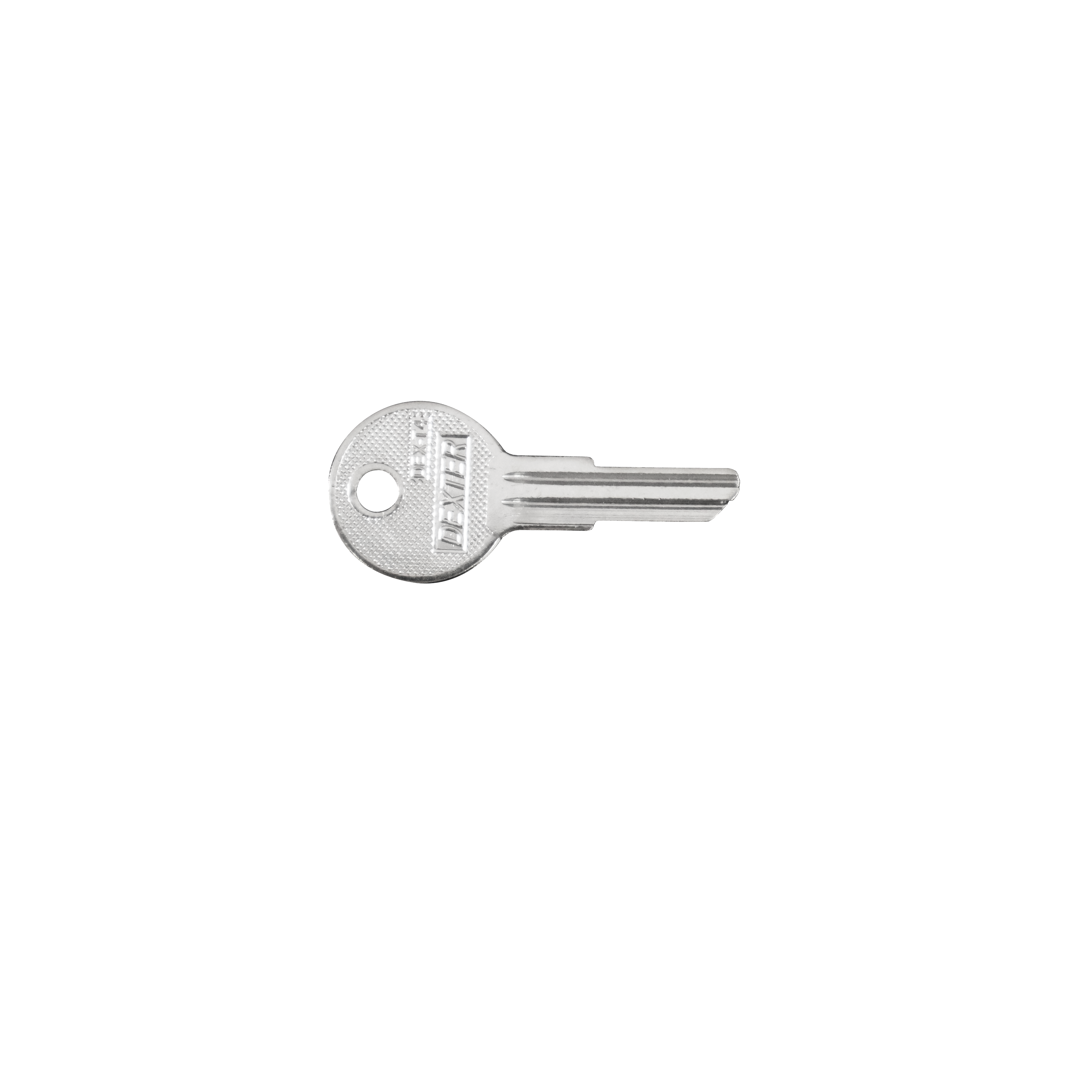 BLANCO DE LLAVE TIPO DEX-T4 - Dexter - Marca mexicana líder en el mercado ferretero ofreciendo cerraduras, bisagras, candados y accesorios para puerta y mueble, brindando gran confianza a nuestros clientes con sus productos de la más alta calidad, buen precio, mayor durabilidad y mejor funcionamiento, manejando materiales de fabricación como Latón, Acero inoxidable, Aluminio etc. Proporcionando mayor seguridad y confianza en la protección de tu hogar, oficina, negocio o cualquier tipo de espacio. Nuestros productos manejan gran variedad de acabados como: Níquel Satinado, Latón Antiguo, Latón Brillante, Blanco, ADK, Negro, Beige entre otros. Con variedad de mecanismos de instalación y tipos de llave.
