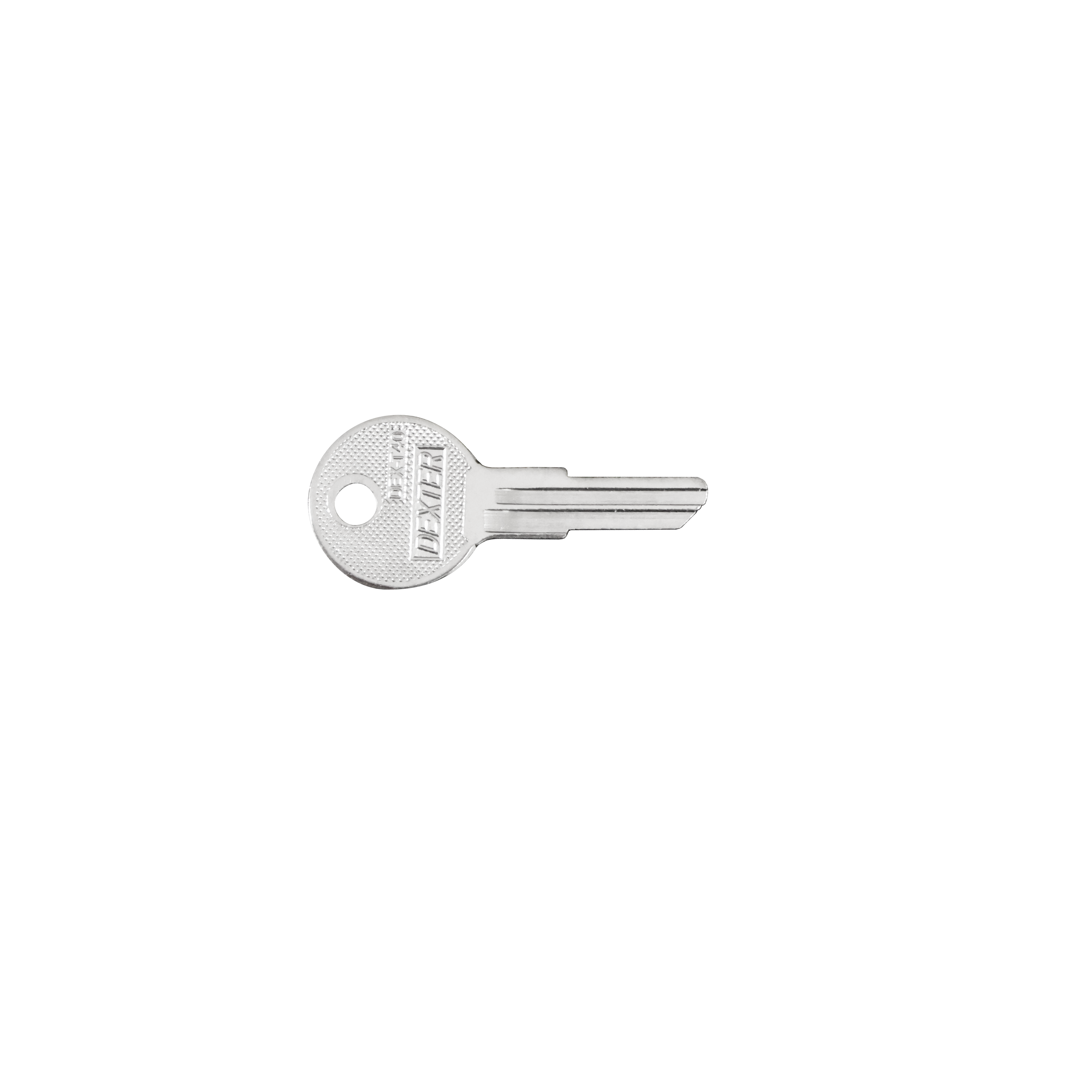 BLANCO DE LLAVE TIPO DEX-T40 - Dexter - Marca mexicana líder en el mercado ferretero ofreciendo cerraduras, bisagras, candados y accesorios para puerta y mueble, brindando gran confianza a nuestros clientes con sus productos de la más alta calidad, buen precio, mayor durabilidad y mejor funcionamiento, manejando materiales de fabricación como Latón, Acero inoxidable, Aluminio etc. Proporcionando mayor seguridad y confianza en la protección de tu hogar, oficina, negocio o cualquier tipo de espacio. Nuestros productos manejan gran variedad de acabados como: Níquel Satinado, Latón Antiguo, Latón Brillante, Blanco, ADK, Negro, Beige entre otros. Con variedad de mecanismos de instalación y tipos de llave.