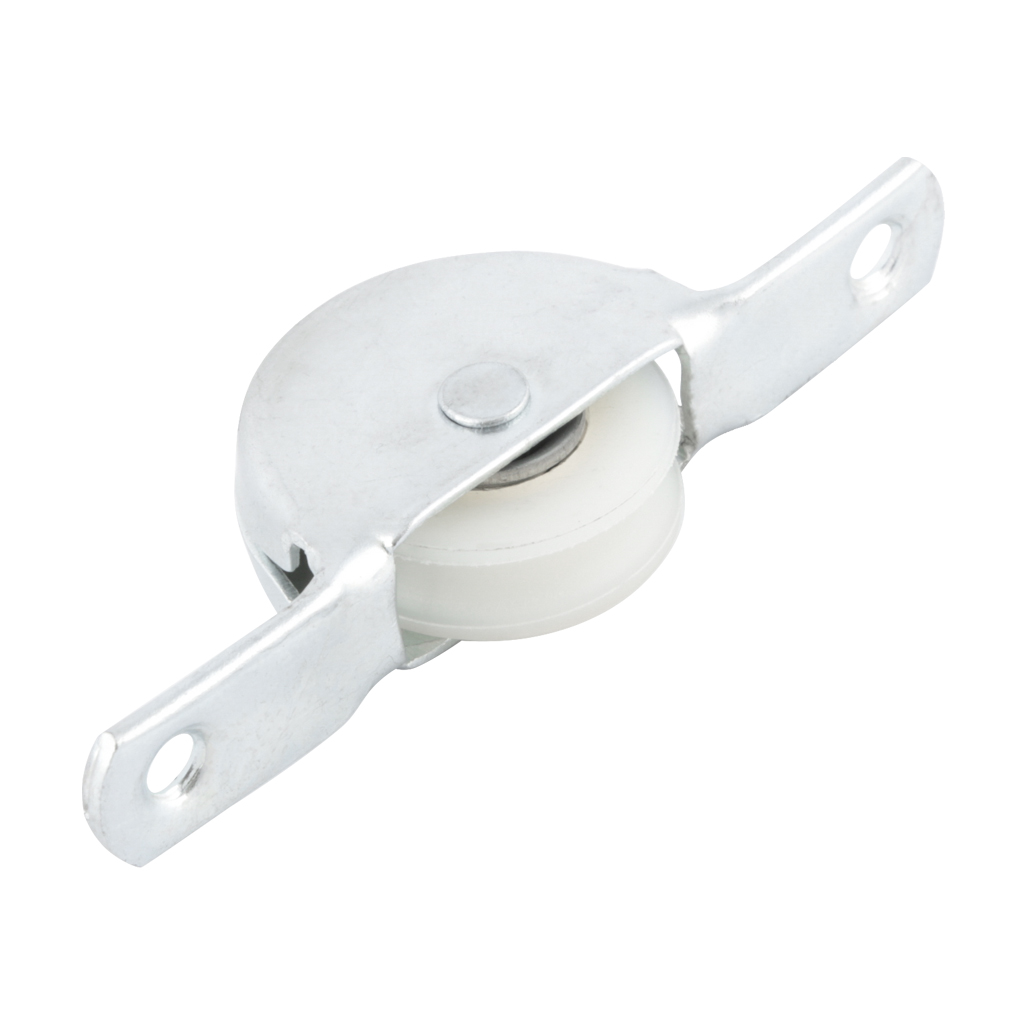 CARRETILLA CON RUEDA DE "NYLON" PARA PUERTA DE VITRINA - Handy Home - Handy home ofrece una gama extensa de herrajes, Jaladeras y Accesorios para mueble de madera, diseñados con la más alta calidad y precio accesible. Contamos con gran variedad de herrajes para cocina y gabinetes entre los que se encuentras correderas para cajón, bisagras bidimensionales y Jaladeras para mueble, fabricadas con variedad de materiales de alta calidad como acero inoxidable, acero galvanizado, zamac, aluminio, nylon etc. Que darán un toque moderno y una decoración única a tus muebles. Contamos con toda una línea completa de accesorios para closet que van desde el tubo, rodamientos, colgador de ganchos hasta tornillos para madera que te ayudaran a la fijación y soporte que necesitan tus puertas y muebles.