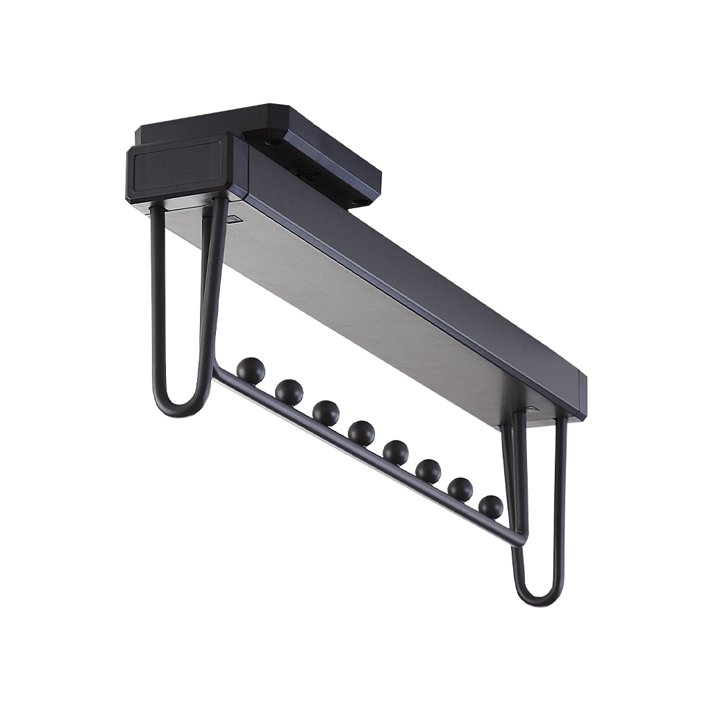 COLGADOR MÚLTIPLE PARA GANCHOS - Handy Home - Handy home ofrece una gama extensa de herrajes, Jaladeras y Accesorios para mueble de madera, diseñados con la más alta calidad y precio accesible. Contamos con gran variedad de herrajes para cocina y gabinetes entre los que se encuentras correderas para cajón, bisagras bidimensionales y Jaladeras para mueble, fabricadas con variedad de materiales de alta calidad como acero inoxidable, acero galvanizado, zamac, aluminio, nylon etc. Que darán un toque moderno y una decoración única a tus muebles. Contamos con toda una línea completa de accesorios para closet que van desde el tubo, rodamientos, colgador de ganchos hasta tornillos para madera que te ayudaran a la fijación y soporte que necesitan tus puertas y muebles.