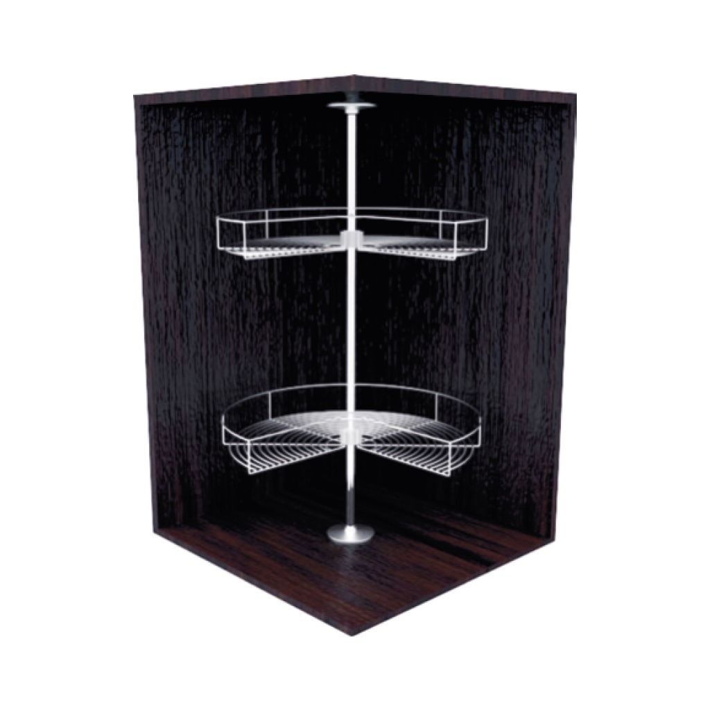 CHAROLA GIRATORIA DE ALAMBRE CROMADO COMPLETA Y 3/4 - Handy Home - Handy home ofrece una gama extensa de herrajes, Jaladeras y Accesorios para mueble de madera, diseñados con la más alta calidad y precio accesible. Contamos con gran variedad de herrajes para cocina y gabinetes entre los que se encuentras correderas para cajón, bisagras bidimensionales y Jaladeras para mueble, fabricadas con variedad de materiales de alta calidad como acero inoxidable, acero galvanizado, zamac, aluminio, nylon etc. Que darán un toque moderno y una decoración única a tus muebles. Contamos con toda una línea completa de accesorios para closet que van desde el tubo, rodamientos, colgador de ganchos hasta tornillos para madera que te ayudaran a la fijación y soporte que necesitan tus puertas y muebles.