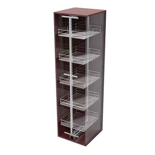 Handy Home, La primera línea de productos de Handy Home fue Tubos y accesorios para closet, posteriormente se empiezan a comercializar Herrajes para muebles, una línea extensa que ha ido abarcando productos como Correderas para cajón, bisagras para muebles, rodajas, accesorios diversos y últimamente accesorios de cocina y patas para sofá; además de también comercializar Jaladeras y Botones con diseños y materiales diversos para todo tipo de gustos decorativos y funcionales para gabinetes y cajones. MINI ALACENA - MINI ALACENA EXTRAÍBLE AJUSTABLE