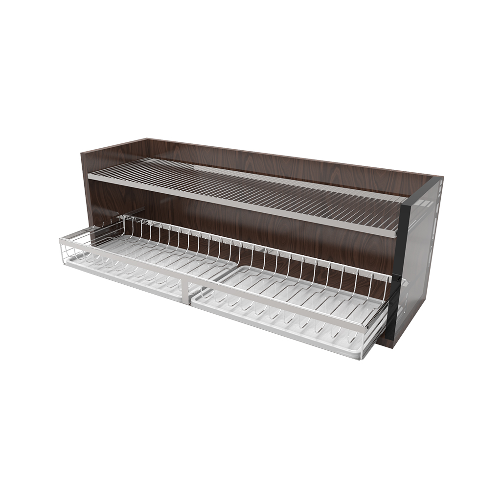 PORTA PLATOS DOBLE - Handy Home - Handy home ofrece una gama extensa de herrajes, Jaladeras y Accesorios para mueble de madera, diseñados con la más alta calidad y precio accesible. Contamos con gran variedad de herrajes para cocina y gabinetes entre los que se encuentras correderas para cajón, bisagras bidimensionales y Jaladeras para mueble, fabricadas con variedad de materiales de alta calidad como acero inoxidable, acero galvanizado, zamac, aluminio, nylon etc. Que darán un toque moderno y una decoración única a tus muebles. Contamos con toda una línea completa de accesorios para closet que van desde el tubo, rodamientos, colgador de ganchos hasta tornillos para madera que te ayudaran a la fijación y soporte que necesitan tus puertas y muebles.