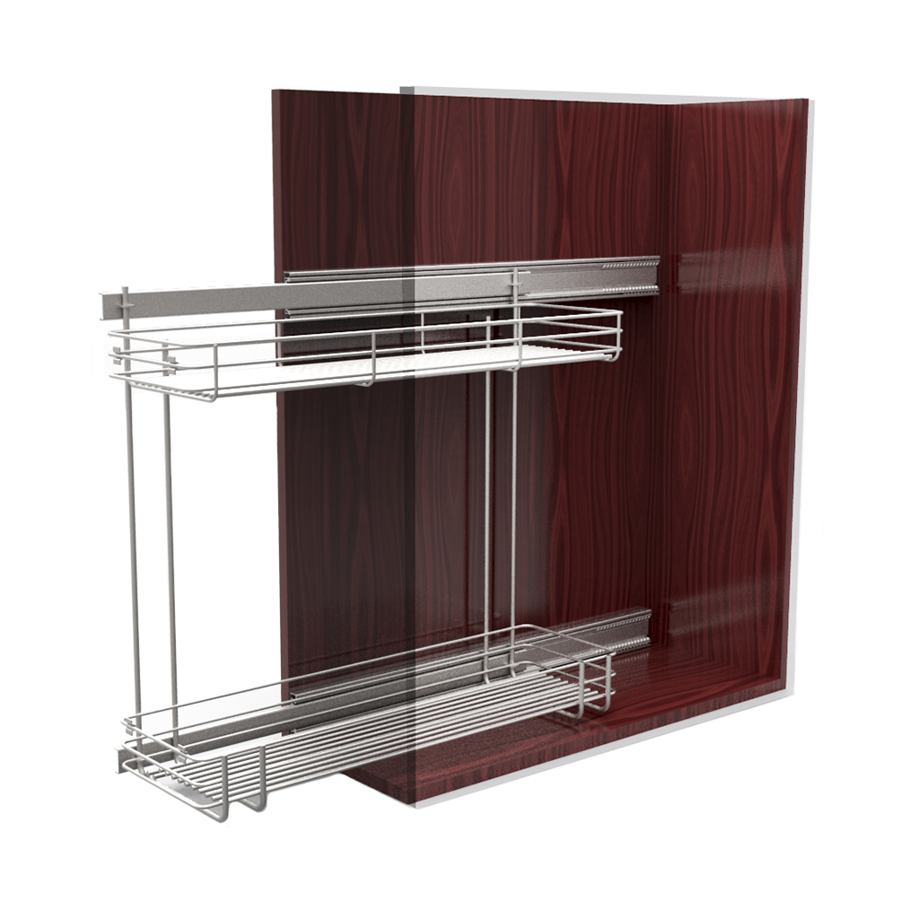 CANASTILLA DESLIZANTE LATERAL CHICO - Handy Home - Handy home ofrece una gama extensa de herrajes, Jaladeras y Accesorios para mueble de madera, diseñados con la más alta calidad y precio accesible. Contamos con gran variedad de herrajes para cocina y gabinetes entre los que se encuentras correderas para cajón, bisagras bidimensionales y Jaladeras para mueble, fabricadas con variedad de materiales de alta calidad como acero inoxidable, acero galvanizado, zamac, aluminio, nylon etc. Que darán un toque moderno y una decoración única a tus muebles. Contamos con toda una línea completa de accesorios para closet que van desde el tubo, rodamientos, colgador de ganchos hasta tornillos para madera que te ayudaran a la fijación y soporte que necesitan tus puertas y muebles.