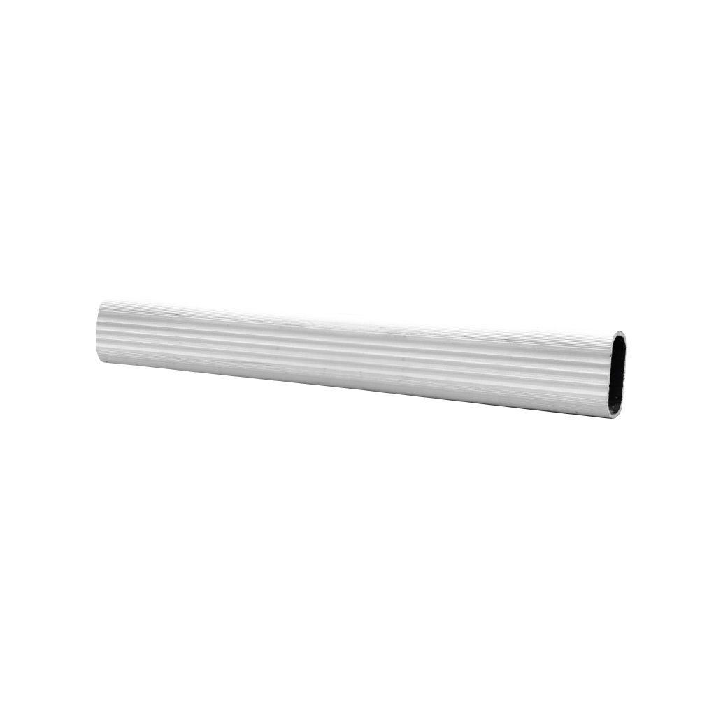 TUBO OVALADO DE ALUMINIO REFORZADO PARA CLÓSET - Handy Home - Handy home ofrece una gama extensa de herrajes, Jaladeras y Accesorios para mueble de madera, diseñados con la más alta calidad y precio accesible. Contamos con gran variedad de herrajes para cocina y gabinetes entre los que se encuentras correderas para cajón, bisagras bidimensionales y Jaladeras para mueble, fabricadas con variedad de materiales de alta calidad como acero inoxidable, acero galvanizado, zamac, aluminio, nylon etc. Que darán un toque moderno y una decoración única a tus muebles. Contamos con toda una línea completa de accesorios para closet que van desde el tubo, rodamientos, colgador de ganchos hasta tornillos para madera que te ayudaran a la fijación y soporte que necesitan tus puertas y muebles.