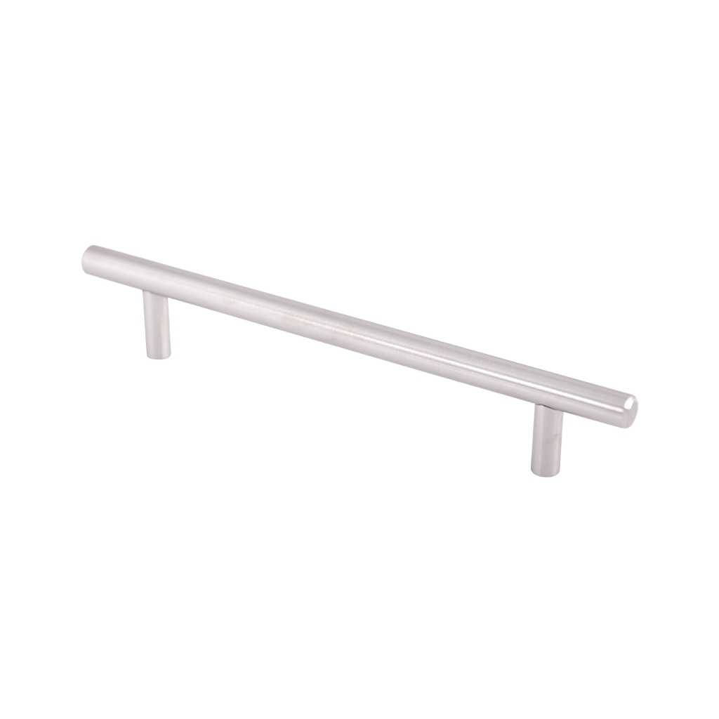 JALADERA DE BARRA HUECA DE ACERO INOXIDABLE PARA MUEBLE - Handy Home - Handy home ofrece una gama extensa de herrajes, Jaladeras y Accesorios para mueble de madera, diseñados con la más alta calidad y precio accesible. Contamos con gran variedad de herrajes para cocina y gabinetes entre los que se encuentras correderas para cajón, bisagras bidimensionales y Jaladeras para mueble, fabricadas con variedad de materiales de alta calidad como acero inoxidable, acero galvanizado, zamac, aluminio, nylon etc. Que darán un toque moderno y una decoración única a tus muebles. Contamos con toda una línea completa de accesorios para closet que van desde el tubo, rodamientos, colgador de ganchos hasta tornillos para madera que te ayudaran a la fijación y soporte que necesitan tus puertas y muebles.