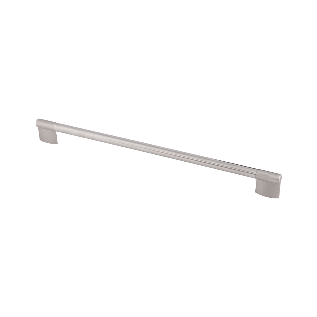JALADERA DE BARRA DE ACERO COMBINADA PARA MUEBLE - Handy Home - Handy home ofrece una gama extensa de herrajes, Jaladeras y Accesorios para mueble de madera, diseñados con la más alta calidad y precio accesible. Contamos con gran variedad de herrajes para cocina y gabinetes entre los que se encuentras correderas para cajón, bisagras bidimensionales y Jaladeras para mueble, fabricadas con variedad de materiales de alta calidad como acero inoxidable, acero galvanizado, zamac, aluminio, nylon etc. Que darán un toque moderno y una decoración única a tus muebles. Contamos con toda una línea completa de accesorios para closet que van desde el tubo, rodamientos, colgador de ganchos hasta tornillos para madera que te ayudaran a la fijación y soporte que necesitan tus puertas y muebles.