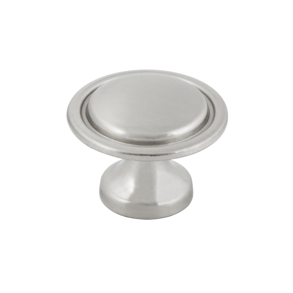 BOTÓN CONTEMPORÁNEO PARA MUEBLE 3814 - 3815 - Handy Home - Handy home ofrece una gama extensa de herrajes, Jaladeras y Accesorios para mueble de madera, diseñados con la más alta calidad y precio accesible. Contamos con gran variedad de herrajes para cocina y gabinetes entre los que se encuentras correderas para cajón, bisagras bidimensionales y Jaladeras para mueble, fabricadas con variedad de materiales de alta calidad como acero inoxidable, acero galvanizado, zamac, aluminio, nylon etc. Que darán un toque moderno y una decoración única a tus muebles. Contamos con toda una línea completa de accesorios para closet que van desde el tubo, rodamientos, colgador de ganchos hasta tornillos para madera que te ayudaran a la fijación y soporte que necesitan tus puertas y muebles.