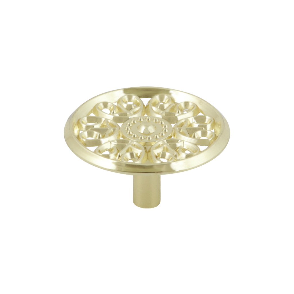 BOTÓN TRADICIONAL PARA MUEBLE 3849 - Handy Home - Handy home ofrece una gama extensa de herrajes, Jaladeras y Accesorios para mueble de madera, diseñados con la más alta calidad y precio accesible. Contamos con gran variedad de herrajes para cocina y gabinetes entre los que se encuentras correderas para cajón, bisagras bidimensionales y Jaladeras para mueble, fabricadas con variedad de materiales de alta calidad como acero inoxidable, acero galvanizado, zamac, aluminio, nylon etc. Que darán un toque moderno y una decoración única a tus muebles. Contamos con toda una línea completa de accesorios para closet que van desde el tubo, rodamientos, colgador de ganchos hasta tornillos para madera que te ayudaran a la fijación y soporte que necesitan tus puertas y muebles.