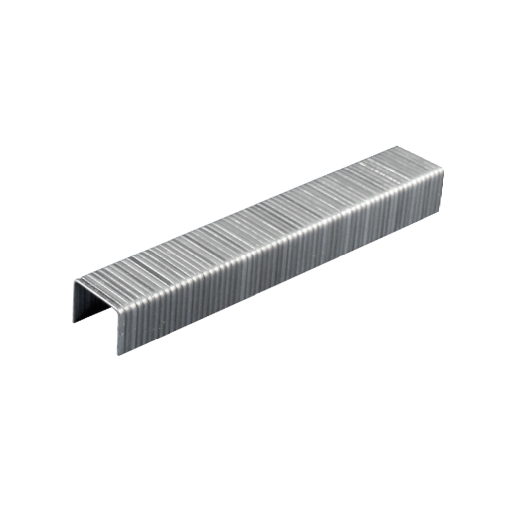 GRAPA TAPICERA "JC" CORONA 1/2" CALIBRE 20 - Handy Home - Handy home ofrece una gama extensa de herrajes, Jaladeras y Accesorios para mueble de madera, diseñados con la más alta calidad y precio accesible. Contamos con gran variedad de herrajes para cocina y gabinetes entre los que se encuentras correderas para cajón, bisagras bidimensionales y Jaladeras para mueble, fabricadas con variedad de materiales de alta calidad como acero inoxidable, acero galvanizado, zamac, aluminio, nylon etc. Que darán un toque moderno y una decoración única a tus muebles. Contamos con toda una línea completa de accesorios para closet que van desde el tubo, rodamientos, colgador de ganchos hasta tornillos para madera que te ayudaran a la fijación y soporte que necesitan tus puertas y muebles.