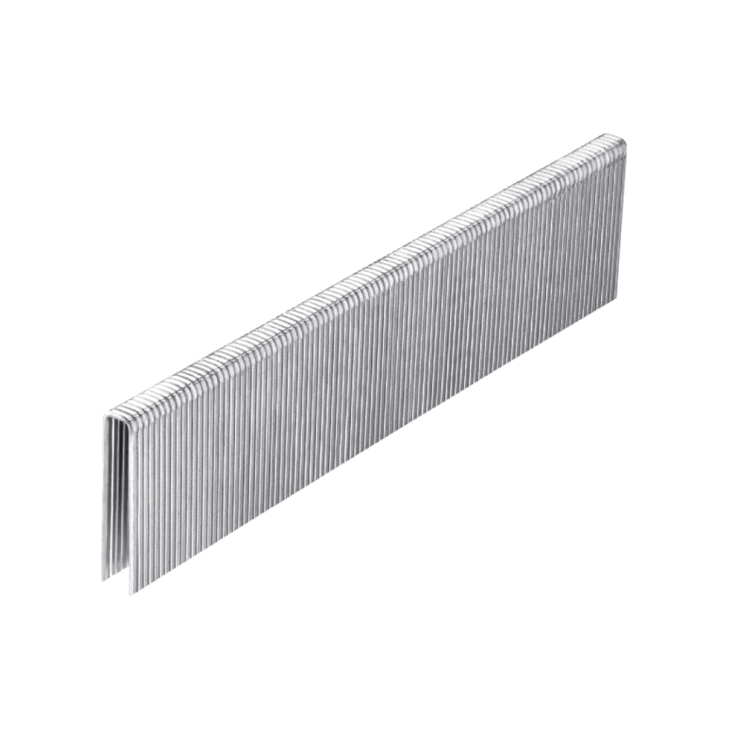 GRAPA TAPICERA "N" CORONA 7/16" CALIBRE 16 - Handy Home - Handy home ofrece una gama extensa de herrajes, Jaladeras y Accesorios para mueble de madera, diseñados con la más alta calidad y precio accesible. Contamos con gran variedad de herrajes para cocina y gabinetes entre los que se encuentras correderas para cajón, bisagras bidimensionales y Jaladeras para mueble, fabricadas con variedad de materiales de alta calidad como acero inoxidable, acero galvanizado, zamac, aluminio, nylon etc. Que darán un toque moderno y una decoración única a tus muebles. Contamos con toda una línea completa de accesorios para closet que van desde el tubo, rodamientos, colgador de ganchos hasta tornillos para madera que te ayudaran a la fijación y soporte que necesitan tus puertas y muebles.