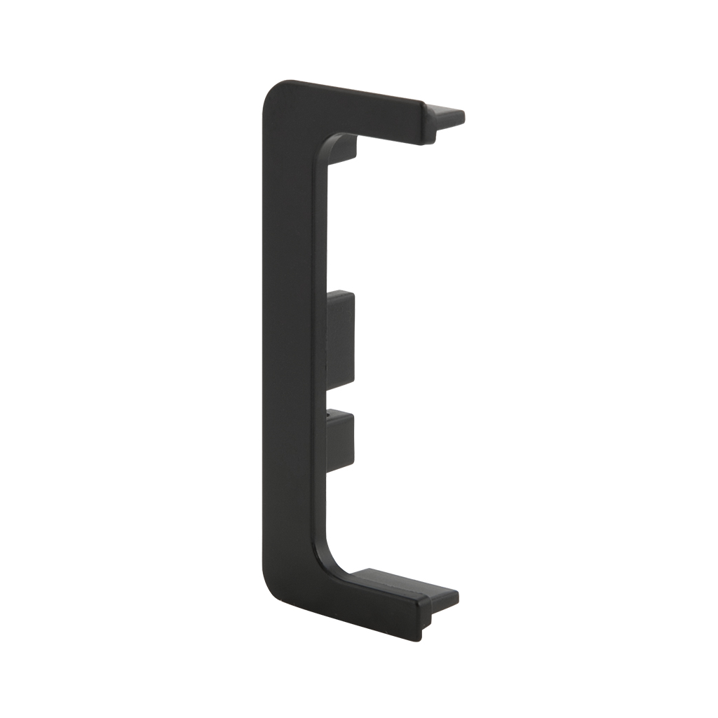 TAPA DE ZAMAC "C" PARA PERFIL GOLA - Handy Home - Handy home ofrece una gama extensa de herrajes, Jaladeras y Accesorios para mueble de madera, diseñados con la más alta calidad y precio accesible. Contamos con gran variedad de herrajes para cocina y gabinetes entre los que se encuentras correderas para cajón, bisagras bidimensionales y Jaladeras para mueble, fabricadas con variedad de materiales de alta calidad como acero inoxidable, acero galvanizado, zamac, aluminio, nylon etc. Que darán un toque moderno y una decoración única a tus muebles. Contamos con toda una línea completa de accesorios para closet que van desde el tubo, rodamientos, colgador de ganchos hasta tornillos para madera que te ayudaran a la fijación y soporte que necesitan tus puertas y muebles.