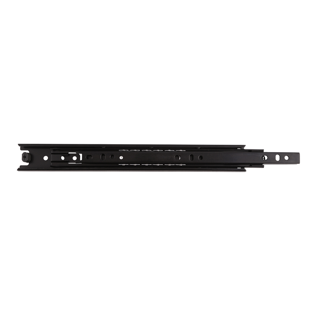 CORREDERA DE EXTENSIÓN TOTAL DE 35 MM PARA CAJÓN - Handy Home - Handy home ofrece una gama extensa de herrajes, Jaladeras y Accesorios para mueble de madera, diseñados con la más alta calidad y precio accesible. Contamos con gran variedad de herrajes para cocina y gabinetes entre los que se encuentras correderas para cajón, bisagras bidimensionales y Jaladeras para mueble, fabricadas con variedad de materiales de alta calidad como acero inoxidable, acero galvanizado, zamac, aluminio, nylon etc. Que darán un toque moderno y una decoración única a tus muebles. Contamos con toda una línea completa de accesorios para closet que van desde el tubo, rodamientos, colgador de ganchos hasta tornillos para madera que te ayudaran a la fijación y soporte que necesitan tus puertas y muebles.