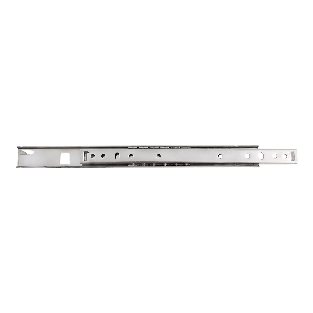 CORREDERA DE EXTENSIÓN TIPO CISNE PARA CAJÓN - Handy Home - Handy home ofrece una gama extensa de herrajes, Jaladeras y Accesorios para mueble de madera, diseñados con la más alta calidad y precio accesible. Contamos con gran variedad de herrajes para cocina y gabinetes entre los que se encuentras correderas para cajón, bisagras bidimensionales y Jaladeras para mueble, fabricadas con variedad de materiales de alta calidad como acero inoxidable, acero galvanizado, zamac, aluminio, nylon etc. Que darán un toque moderno y una decoración única a tus muebles. Contamos con toda una línea completa de accesorios para closet que van desde el tubo, rodamientos, colgador de ganchos hasta tornillos para madera que te ayudaran a la fijación y soporte que necesitan tus puertas y muebles.