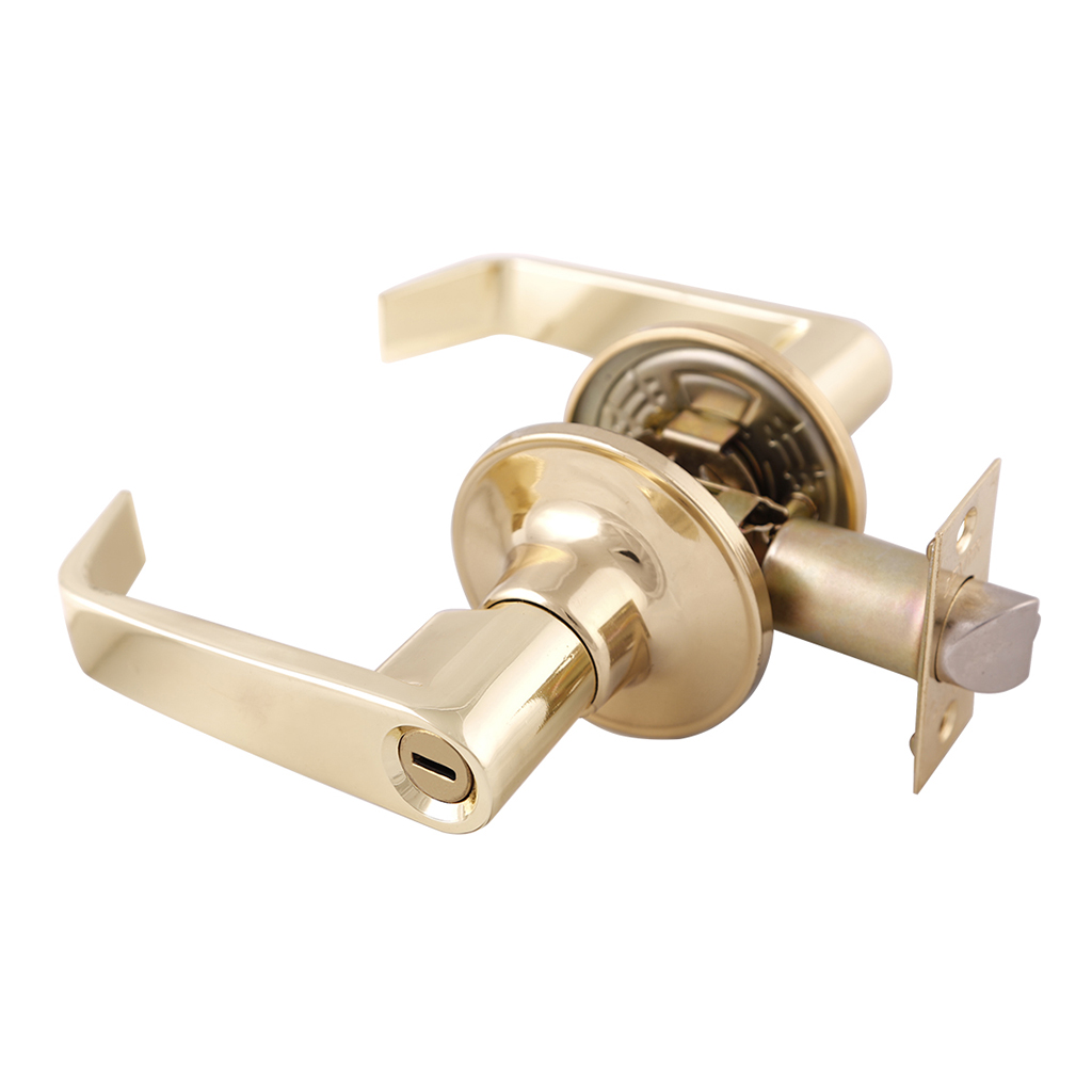 CERRADURA DE MANIJA PARA BAÑO FUNCIÓN RANURA - BOTÓN Y MECANISMO TUBULAR - Dexter - Marca mexicana líder en el mercado ferretero ofreciendo cerraduras, bisagras, candados y accesorios para puerta y mueble, brindando gran confianza a nuestros clientes con sus productos de la más alta calidad, buen precio, mayor durabilidad y mejor funcionamiento, manejando materiales de fabricación como Latón, Acero inoxidable, Aluminio etc. Proporcionando mayor seguridad y confianza en la protección de tu hogar, oficina, negocio o cualquier tipo de espacio. Nuestros productos manejan gran variedad de acabados como: Níquel Satinado, Latón Antiguo, Latón Brillante, Blanco, ADK, Negro, Beige entre otros. Con variedad de mecanismos de instalación y tipos de llave.