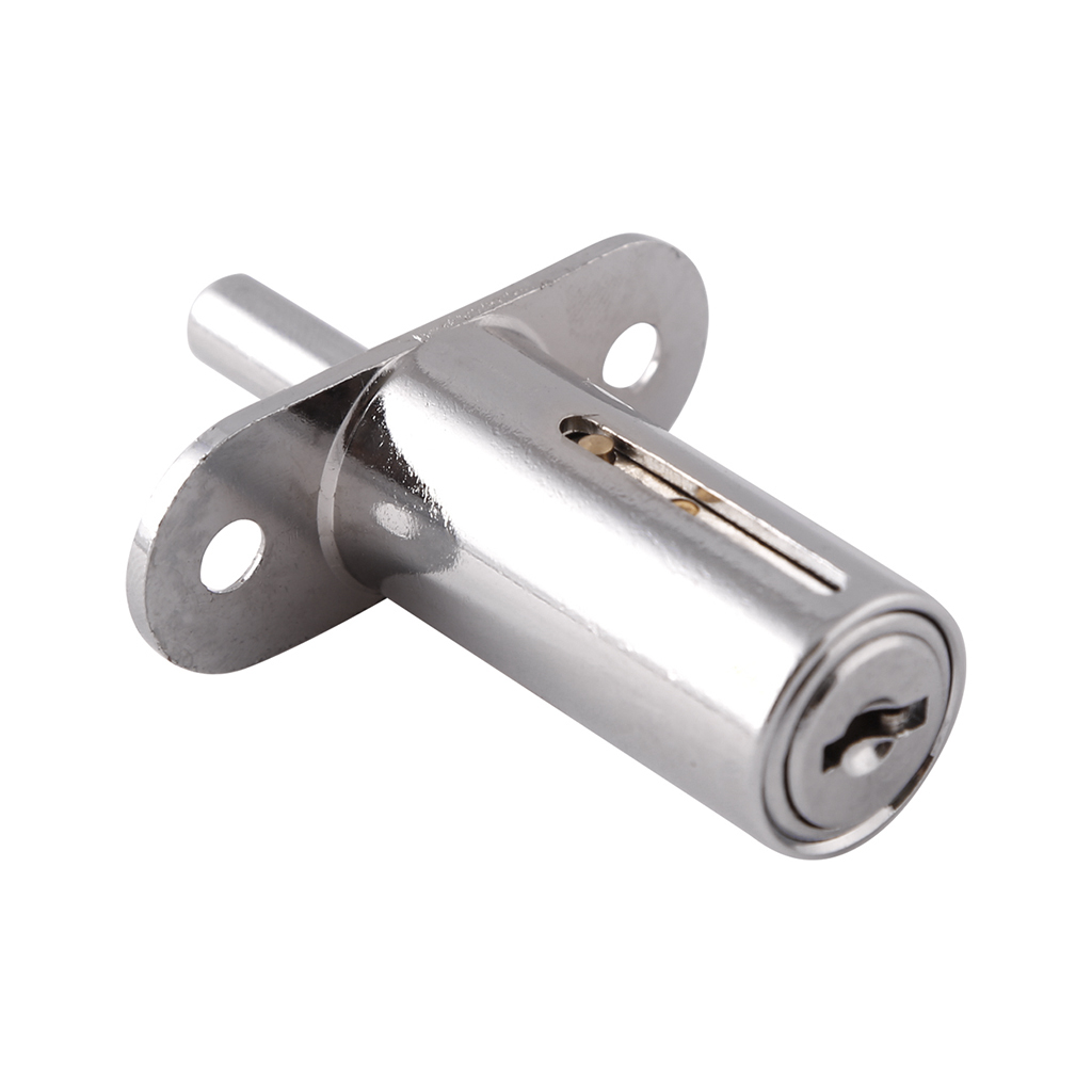 CERRADADURA PARA PUERTA CORREDIZA CON CILINDRO DE PERNOS  - Dexter - Marca mexicana líder en el mercado ferretero ofreciendo cerraduras, bisagras, candados y accesorios para puerta y mueble, brindando gran confianza a nuestros clientes con sus productos de la más alta calidad, buen precio, mayor durabilidad y mejor funcionamiento, manejando materiales de fabricación como Latón, Acero inoxidable, Aluminio etc. Proporcionando mayor seguridad y confianza en la protección de tu hogar, oficina, negocio o cualquier tipo de espacio. Nuestros productos manejan gran variedad de acabados como: Níquel Satinado, Latón Antiguo, Latón Brillante, Blanco, ADK, Negro, Beige entre otros. Con variedad de mecanismos de instalación y tipos de llave.