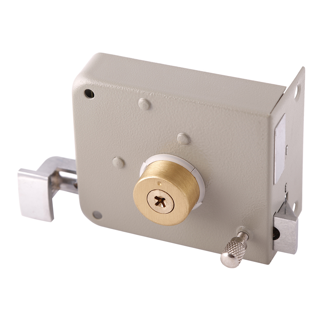 CERRADURA DE SOBREPONER DE CAJA PRE-ARMADA CON LLAVE TETRA - Dexter - Marca mexicana líder en el mercado ferretero ofreciendo cerraduras, bisagras, candados y accesorios para puerta y mueble, brindando gran confianza a nuestros clientes con sus productos de la más alta calidad, buen precio, mayor durabilidad y mejor funcionamiento, manejando materiales de fabricación como Latón, Acero inoxidable, Aluminio etc. Proporcionando mayor seguridad y confianza en la protección de tu hogar, oficina, negocio o cualquier tipo de espacio. Nuestros productos manejan gran variedad de acabados como: Níquel Satinado, Latón Antiguo, Latón Brillante, Blanco, ADK, Negro, Beige entre otros. Con variedad de mecanismos de instalación y tipos de llave.