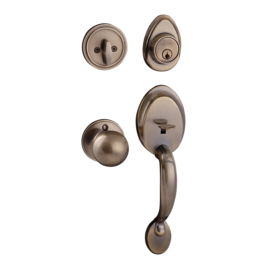 CERRADURA RESIDENCIAL DALTON FUNCIÓN LLAVE ESTÁNDAR - MARIPOSA - Dexter - Marca mexicana líder en el mercado ferretero ofreciendo cerraduras, bisagras, candados y accesorios para puerta y mueble, brindando gran confianza a nuestros clientes con sus productos de la más alta calidad, buen precio, mayor durabilidad y mejor funcionamiento, manejando materiales de fabricación como Latón, Acero inoxidable, Aluminio etc. Proporcionando mayor seguridad y confianza en la protección de tu hogar, oficina, negocio o cualquier tipo de espacio. Nuestros productos manejan gran variedad de acabados como: Níquel Satinado, Latón Antiguo, Latón Brillante, Blanco, ADK, Negro, Beige entre otros. Con variedad de mecanismos de instalación y tipos de llave.