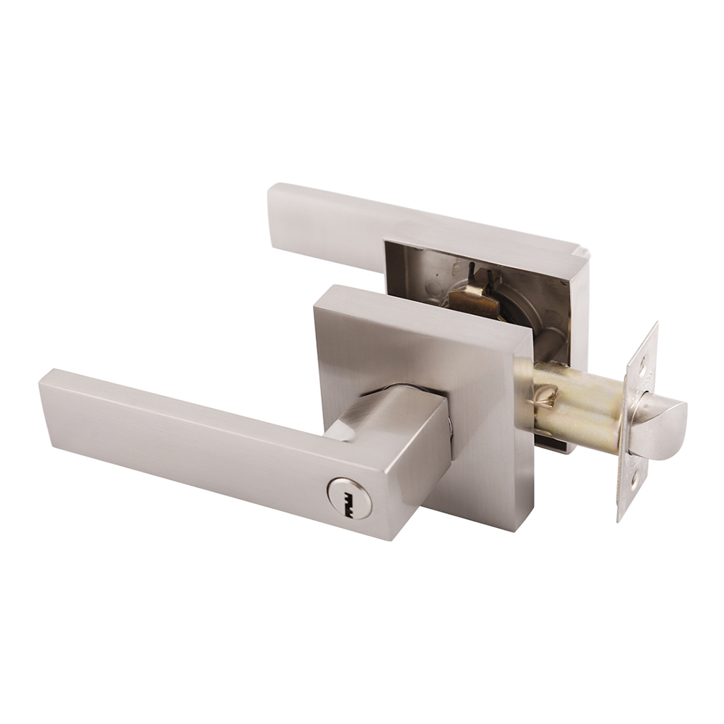 CERRADURA DE MANIJA DELUXE "Q" FUNCIÓN LLAVE DE ALTA SEGURIDAD - BOTÓN - Dexter - Marca mexicana líder en el mercado ferretero ofreciendo cerraduras, bisagras, candados y accesorios para puerta y mueble, brindando gran confianza a nuestros clientes con sus productos de la más alta calidad, buen precio, mayor durabilidad y mejor funcionamiento, manejando materiales de fabricación como Latón, Acero inoxidable, Aluminio etc. Proporcionando mayor seguridad y confianza en la protección de tu hogar, oficina, negocio o cualquier tipo de espacio. Nuestros productos manejan gran variedad de acabados como: Níquel Satinado, Latón Antiguo, Latón Brillante, Blanco, ADK, Negro, Beige entre otros. Con variedad de mecanismos de instalación y tipos de llave.