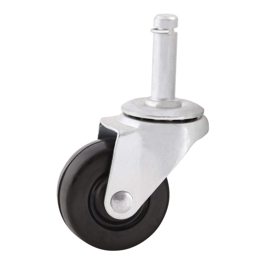 RODAJA PLANA DE HULE DE ESPIGA CON ARILLO PARA MUEBLES - Handy Home - Handy home ofrece una gama extensa de herrajes, Jaladeras y Accesorios para mueble de madera, diseñados con la más alta calidad y precio accesible. Contamos con gran variedad de herrajes para cocina y gabinetes entre los que se encuentras correderas para cajón, bisagras bidimensionales y Jaladeras para mueble, fabricadas con variedad de materiales de alta calidad como acero inoxidable, acero galvanizado, zamac, aluminio, nylon etc. Que darán un toque moderno y una decoración única a tus muebles. Contamos con toda una línea completa de accesorios para closet que van desde el tubo, rodamientos, colgador de ganchos hasta tornillos para madera que te ayudaran a la fijación y soporte que necesitan tus puertas y muebles.
