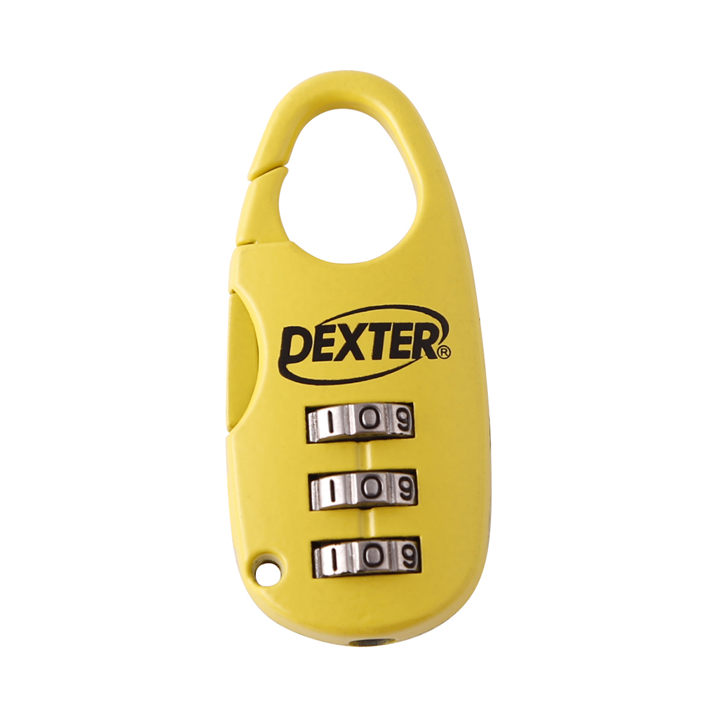 CANDADO MULTIUSOS DE COMBINACIÓN DE 25MM - Dexter - Marca mexicana líder en el mercado ferretero ofreciendo cerraduras, bisagras, candados y accesorios para puerta y mueble, brindando gran confianza a nuestros clientes con sus productos de la más alta calidad, buen precio, mayor durabilidad y mejor funcionamiento, manejando materiales de fabricación como Latón, Acero inoxidable, Aluminio etc. Proporcionando mayor seguridad y confianza en la protección de tu hogar, oficina, negocio o cualquier tipo de espacio. Nuestros productos manejan gran variedad de acabados como: Níquel Satinado, Latón Antiguo, Latón Brillante, Blanco, ADK, Negro, Beige entre otros. Con variedad de mecanismos de instalación y tipos de llave.