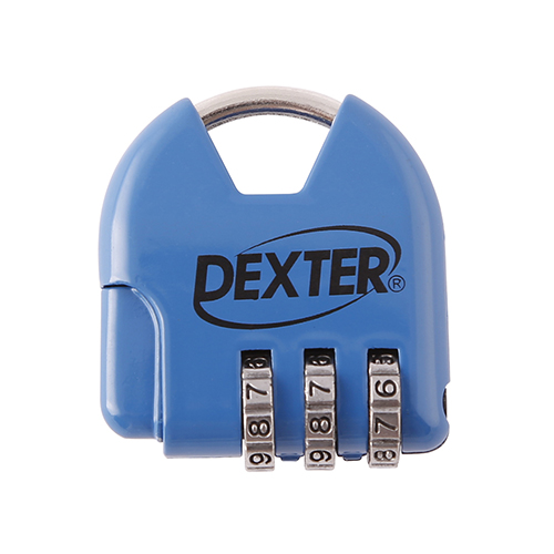 Dexter, La marca se desarrolla con la finalidad de dar a los clientes una opción segura, confiable, funcional, durable y diversa de artículos relacionados con la protección de bienes inmuebles. CANDADO MALETERO - CANDADO MULTIUSOS DE COMBINACIÓN 36MM