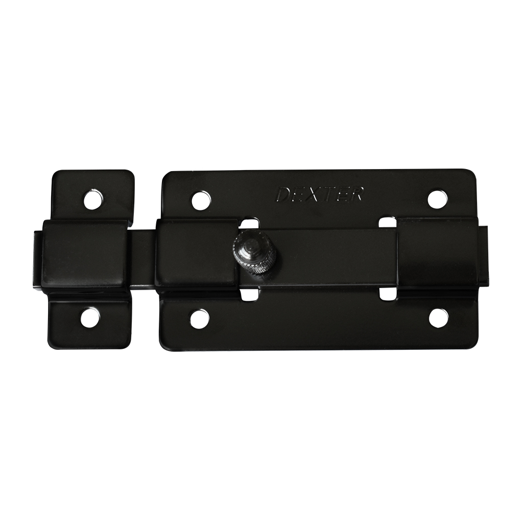 PASADOR DE BARRA PLANA PARA PUERTA - Dexter - Marca mexicana líder en el mercado ferretero ofreciendo cerraduras, bisagras, candados y accesorios para puerta y mueble, brindando gran confianza a nuestros clientes con sus productos de la más alta calidad, buen precio, mayor durabilidad y mejor funcionamiento, manejando materiales de fabricación como Latón, Acero inoxidable, Aluminio etc. Proporcionando mayor seguridad y confianza en la protección de tu hogar, oficina, negocio o cualquier tipo de espacio. Nuestros productos manejan gran variedad de acabados como: Níquel Satinado, Latón Antiguo, Latón Brillante, Blanco, ADK, Negro, Beige entre otros. Con variedad de mecanismos de instalación y tipos de llave.