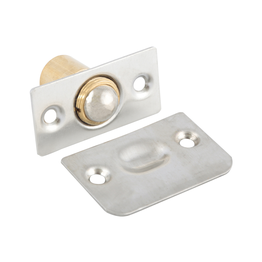 RESBALÓN CON BALÍN PARA PUERTA - Dexter - Marca mexicana líder en el mercado ferretero ofreciendo cerraduras, bisagras, candados y accesorios para puerta y mueble, brindando gran confianza a nuestros clientes con sus productos de la más alta calidad, buen precio, mayor durabilidad y mejor funcionamiento, manejando materiales de fabricación como Latón, Acero inoxidable, Aluminio etc. Proporcionando mayor seguridad y confianza en la protección de tu hogar, oficina, negocio o cualquier tipo de espacio. Nuestros productos manejan gran variedad de acabados como: Níquel Satinado, Latón Antiguo, Latón Brillante, Blanco, ADK, Negro, Beige entre otros. Con variedad de mecanismos de instalación y tipos de llave.