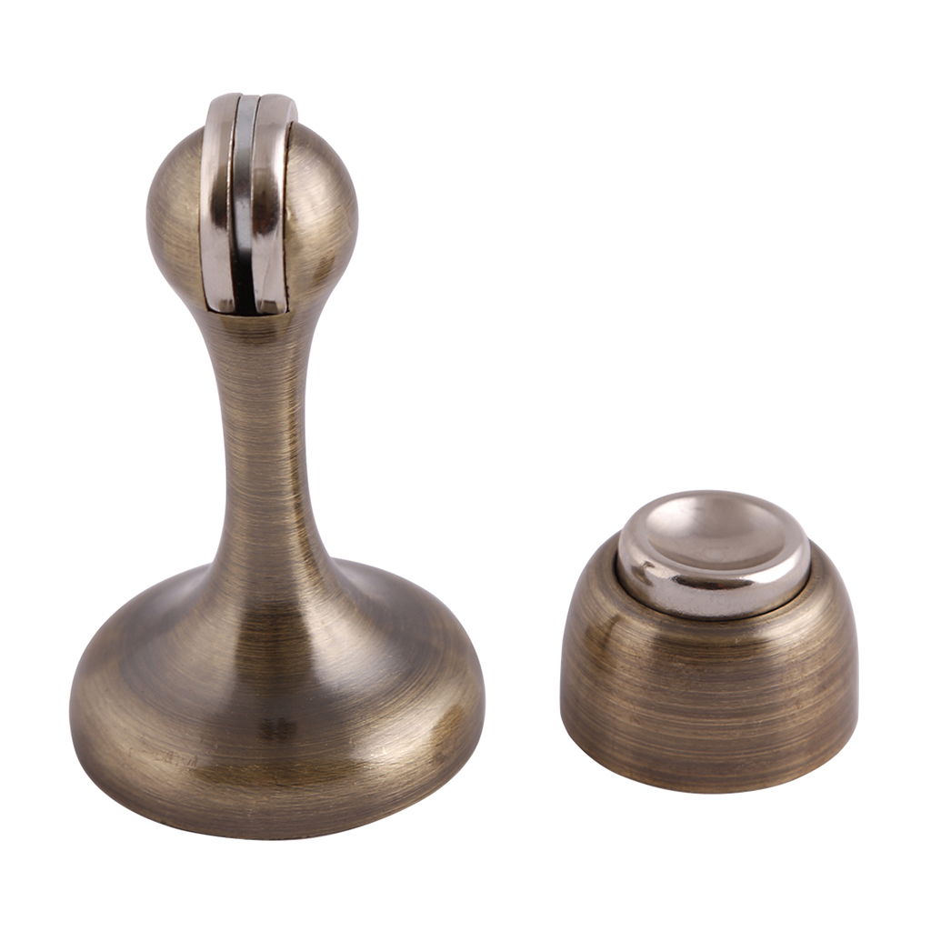 TOPE PARA PUERTA MAGNÉTICO 77MM - Dexter - Marca mexicana líder en el mercado ferretero ofreciendo cerraduras, bisagras, candados y accesorios para puerta y mueble, brindando gran confianza a nuestros clientes con sus productos de la más alta calidad, buen precio, mayor durabilidad y mejor funcionamiento, manejando materiales de fabricación como Latón, Acero inoxidable, Aluminio etc. Proporcionando mayor seguridad y confianza en la protección de tu hogar, oficina, negocio o cualquier tipo de espacio. Nuestros productos manejan gran variedad de acabados como: Níquel Satinado, Latón Antiguo, Latón Brillante, Blanco, ADK, Negro, Beige entre otros. Con variedad de mecanismos de instalación y tipos de llave.
