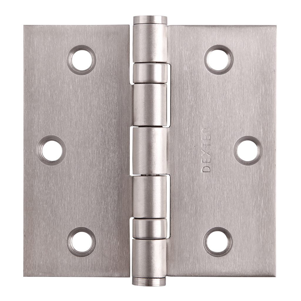 BISAGRA ARQUITECTÓNICA 2" X 2" SIN BALEROS CABEZA PLANA - Dexter - Marca mexicana líder en el mercado ferretero ofreciendo cerraduras, bisagras, candados y accesorios para puerta y mueble, brindando gran confianza a nuestros clientes con sus productos de la más alta calidad, buen precio, mayor durabilidad y mejor funcionamiento, manejando materiales de fabricación como Latón, Acero inoxidable, Aluminio etc. Proporcionando mayor seguridad y confianza en la protección de tu hogar, oficina, negocio o cualquier tipo de espacio. Nuestros productos manejan gran variedad de acabados como: Níquel Satinado, Latón Antiguo, Latón Brillante, Blanco, ADK, Negro, Beige entre otros. Con variedad de mecanismos de instalación y tipos de llave.