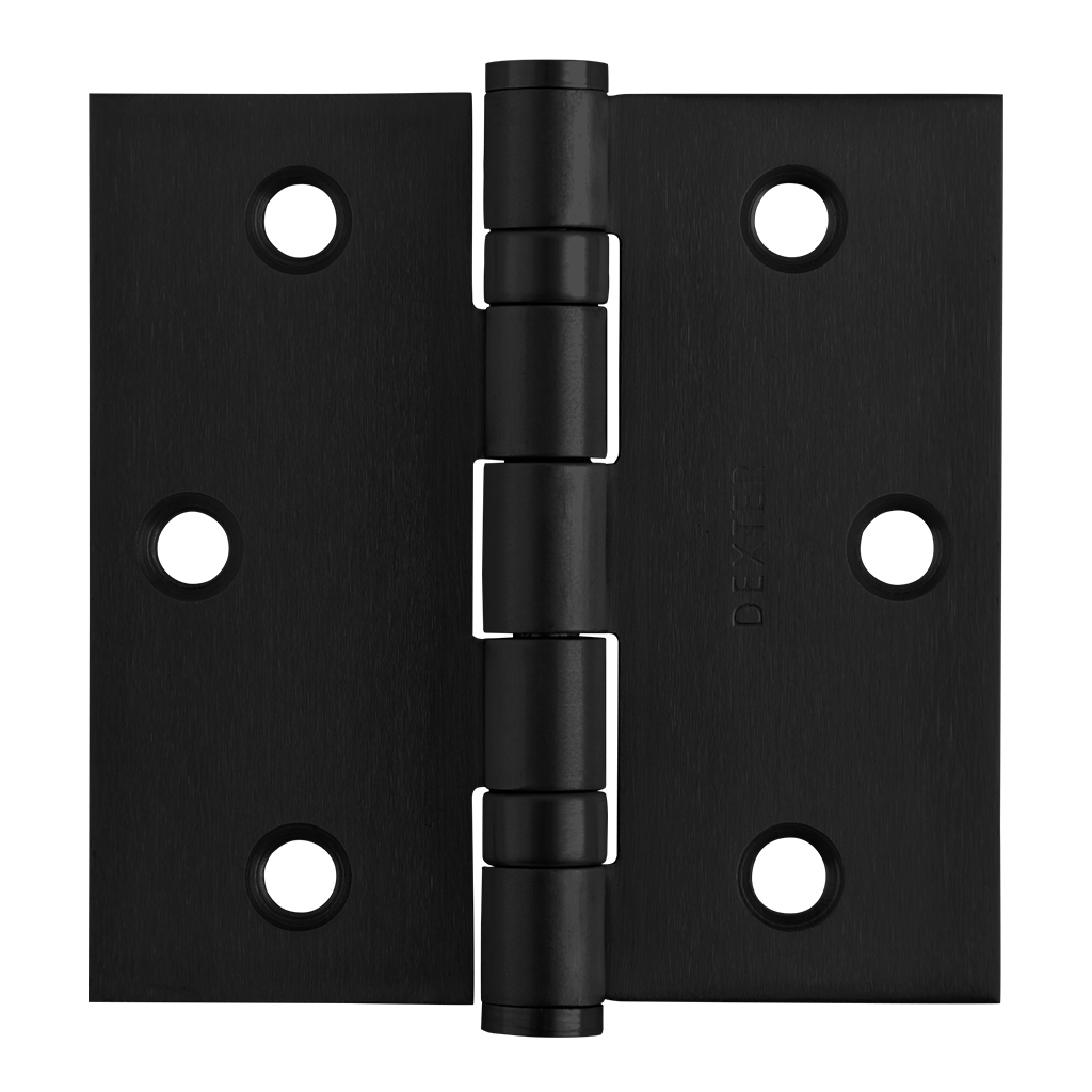 BISAGRA ARQUITECTÓNICA 3.5" X 3.5" CON BALEROS CABEZA PLANA - Dexter - Marca mexicana líder en el mercado ferretero ofreciendo cerraduras, bisagras, candados y accesorios para puerta y mueble, brindando gran confianza a nuestros clientes con sus productos de la más alta calidad, buen precio, mayor durabilidad y mejor funcionamiento, manejando materiales de fabricación como Latón, Acero inoxidable, Aluminio etc. Proporcionando mayor seguridad y confianza en la protección de tu hogar, oficina, negocio o cualquier tipo de espacio. Nuestros productos manejan gran variedad de acabados como: Níquel Satinado, Latón Antiguo, Latón Brillante, Blanco, ADK, Negro, Beige entre otros. Con variedad de mecanismos de instalación y tipos de llave.