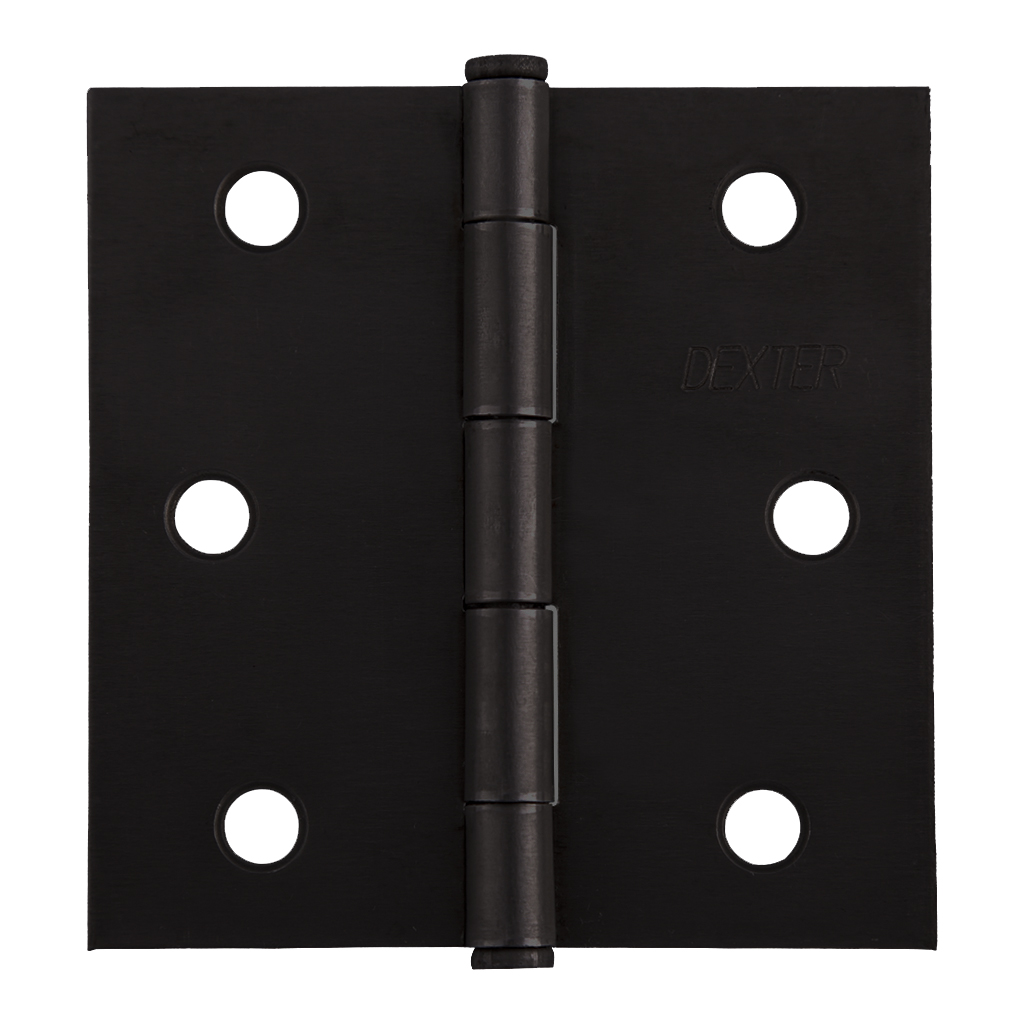 BISAGRA ARQUITECTÓNICA 3.5" X 3.5" SIN BALEROS CABEZA PLANA - Dexter - Marca mexicana líder en el mercado ferretero ofreciendo cerraduras, bisagras, candados y accesorios para puerta y mueble, brindando gran confianza a nuestros clientes con sus productos de la más alta calidad, buen precio, mayor durabilidad y mejor funcionamiento, manejando materiales de fabricación como Latón, Acero inoxidable, Aluminio etc. Proporcionando mayor seguridad y confianza en la protección de tu hogar, oficina, negocio o cualquier tipo de espacio. Nuestros productos manejan gran variedad de acabados como: Níquel Satinado, Latón Antiguo, Latón Brillante, Blanco, ADK, Negro, Beige entre otros. Con variedad de mecanismos de instalación y tipos de llave.