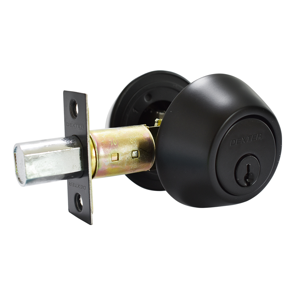 CERROJO TRADICIONAL FUNCIÓN LLAVE - LLAVE ESTÁNDAR - Dexter - Marca mexicana líder en el mercado ferretero ofreciendo cerraduras, bisagras, candados y accesorios para puerta y mueble, brindando gran confianza a nuestros clientes con sus productos de la más alta calidad, buen precio, mayor durabilidad y mejor funcionamiento, manejando materiales de fabricación como Latón, Acero inoxidable, Aluminio etc. Proporcionando mayor seguridad y confianza en la protección de tu hogar, oficina, negocio o cualquier tipo de espacio. Nuestros productos manejan gran variedad de acabados como: Níquel Satinado, Latón Antiguo, Latón Brillante, Blanco, ADK, Negro, Beige entre otros. Con variedad de mecanismos de instalación y tipos de llave.