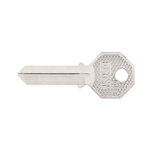 Dexter, La marca se desarrolla con la finalidad de dar a los clientes una opción segura, confiable, funcional, durable y diversa de artículos relacionados con la protección de bienes inmuebles. DEX-52 - BLANCO DE LLAVE TIPO DEX-52