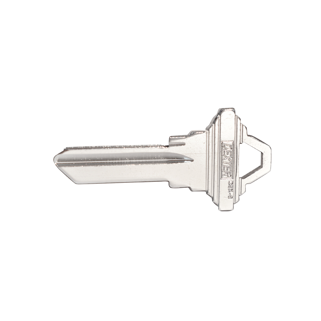 BLANCO DE LLAVE TIPO DEX-6 - Dexter - Marca mexicana líder en el mercado ferretero ofreciendo cerraduras, bisagras, candados y accesorios para puerta y mueble, brindando gran confianza a nuestros clientes con sus productos de la más alta calidad, buen precio, mayor durabilidad y mejor funcionamiento, manejando materiales de fabricación como Latón, Acero inoxidable, Aluminio etc. Proporcionando mayor seguridad y confianza en la protección de tu hogar, oficina, negocio o cualquier tipo de espacio. Nuestros productos manejan gran variedad de acabados como: Níquel Satinado, Latón Antiguo, Latón Brillante, Blanco, ADK, Negro, Beige entre otros. Con variedad de mecanismos de instalación y tipos de llave.