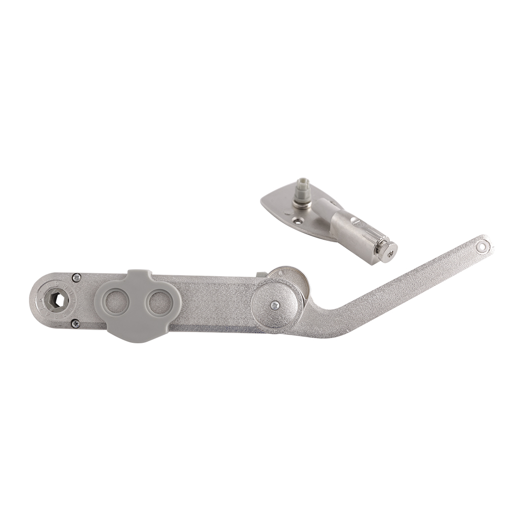 BRAZO ELEVABLE MECÁNICO CON PISTÓN PARA PUERTAS 5511 - Handy Home - Handy home ofrece una gama extensa de herrajes, Jaladeras y Accesorios para mueble de madera, diseñados con la más alta calidad y precio accesible. Contamos con gran variedad de herrajes para cocina y gabinetes entre los que se encuentras correderas para cajón, bisagras bidimensionales y Jaladeras para mueble, fabricadas con variedad de materiales de alta calidad como acero inoxidable, acero galvanizado, zamac, aluminio, nylon etc. Que darán un toque moderno y una decoración única a tus muebles. Contamos con toda una línea completa de accesorios para closet que van desde el tubo, rodamientos, colgador de ganchos hasta tornillos para madera que te ayudaran a la fijación y soporte que necesitan tus puertas y muebles.